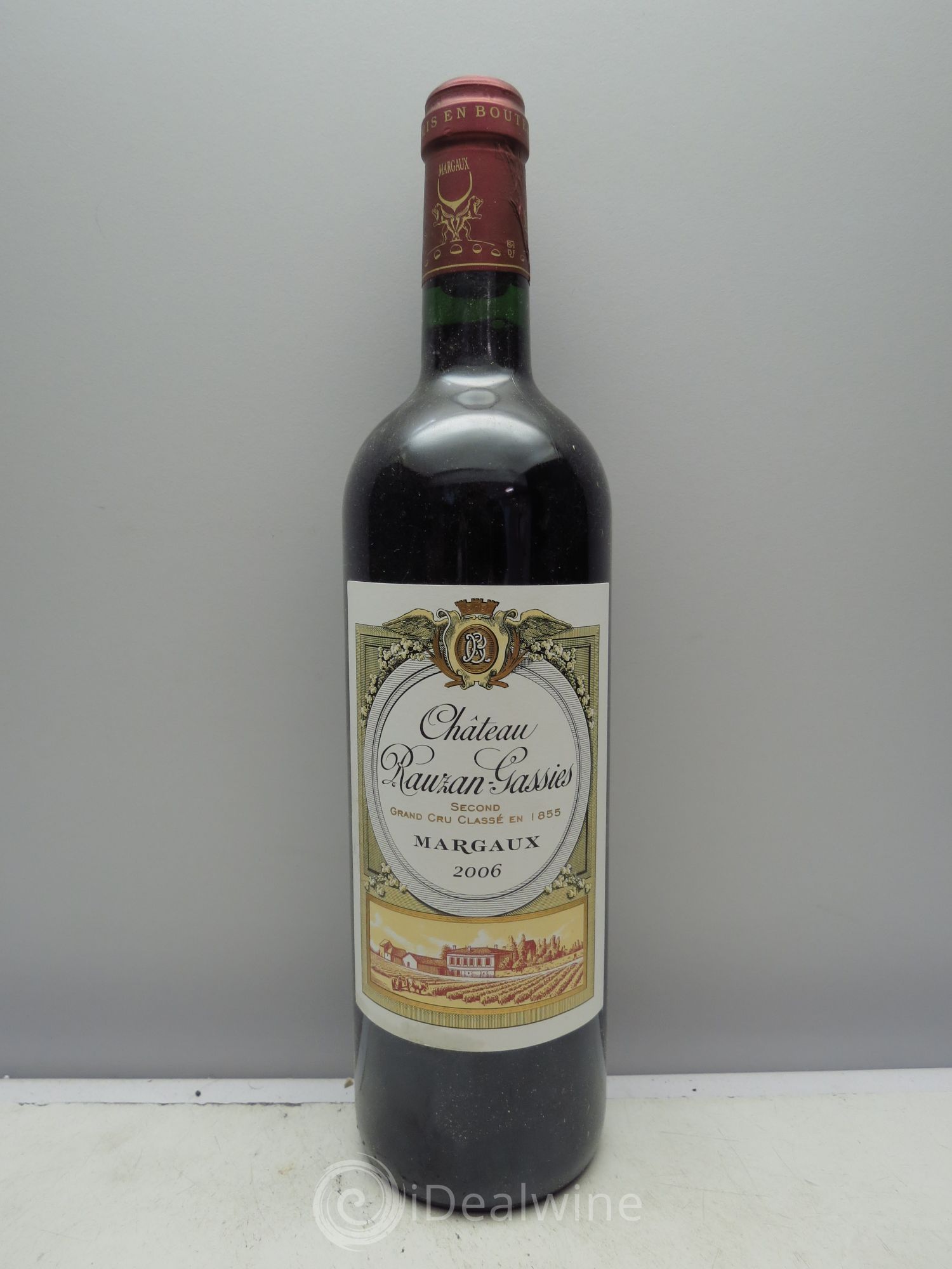 Château Rauzan-Gassies 2ème Grand Cru Classé 2006 - Lot de 1 bouteille - 0
