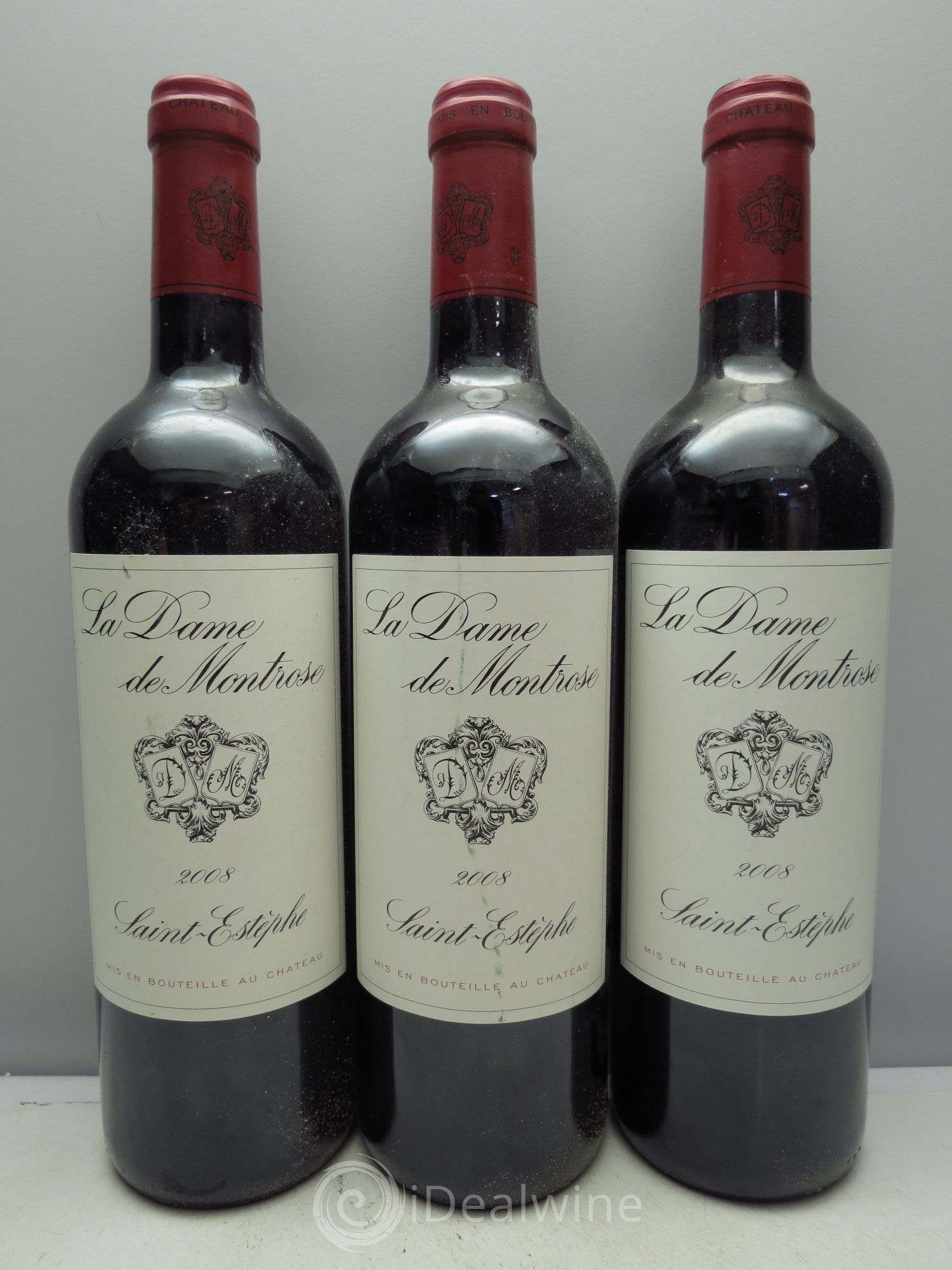 La Dame de Montrose Second Vin 2008 - Lot de 3 bouteilles - 0