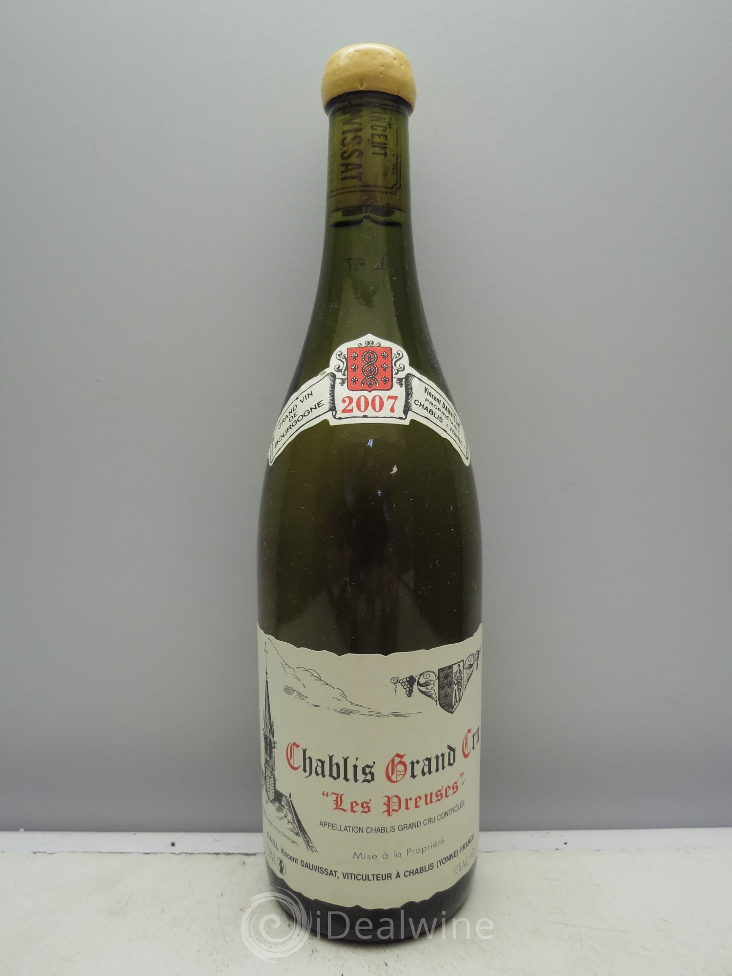 Chablis Grand Cru Les Preuses Vincent Dauvissat (Domaine) (trace de stylo) 2007 - Lot de 1 bouteille - 0