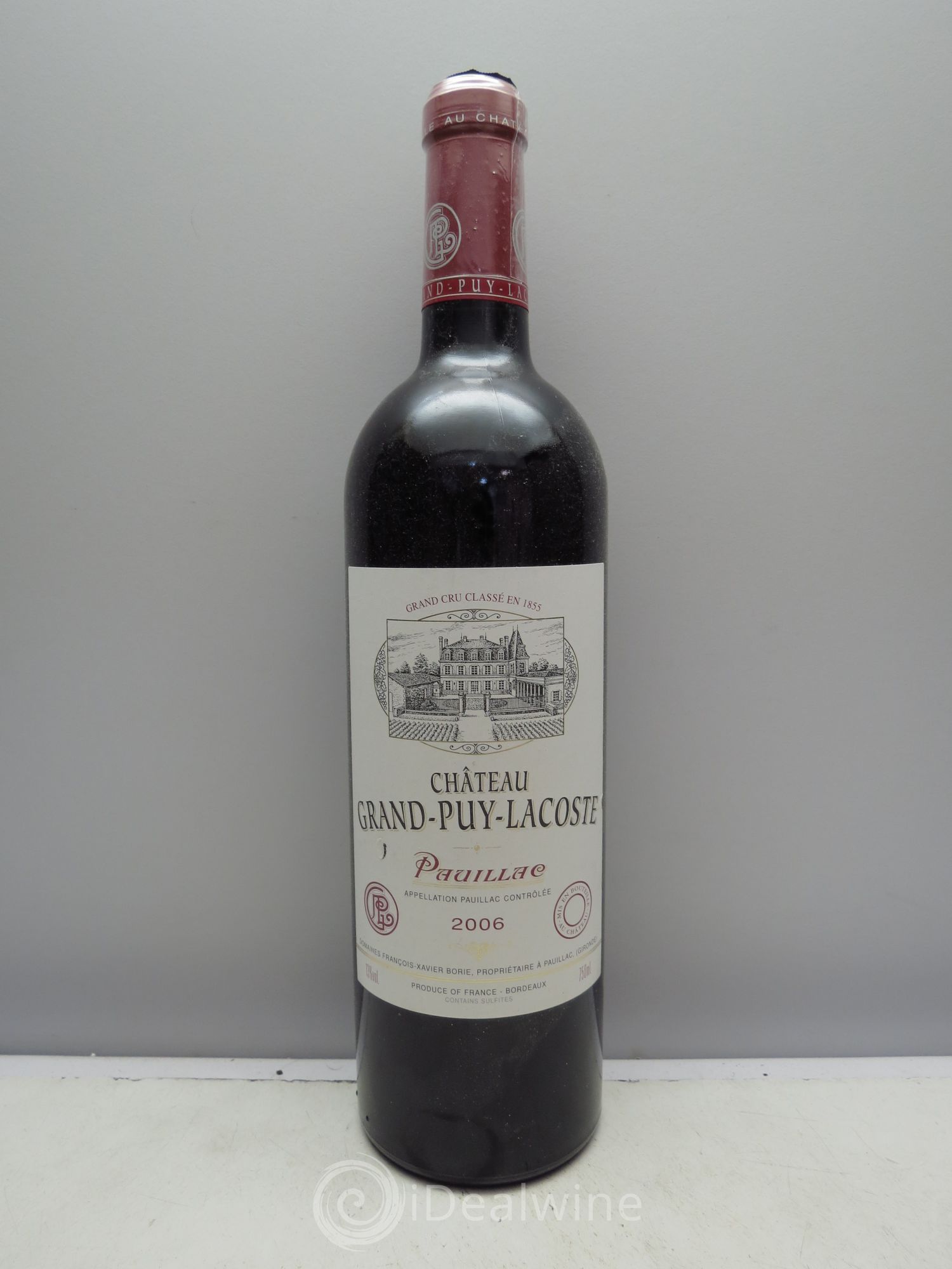Château Grand Puy Lacoste 5ème Grand Cru Classé 2006 - Lot de 1 bouteille - 0