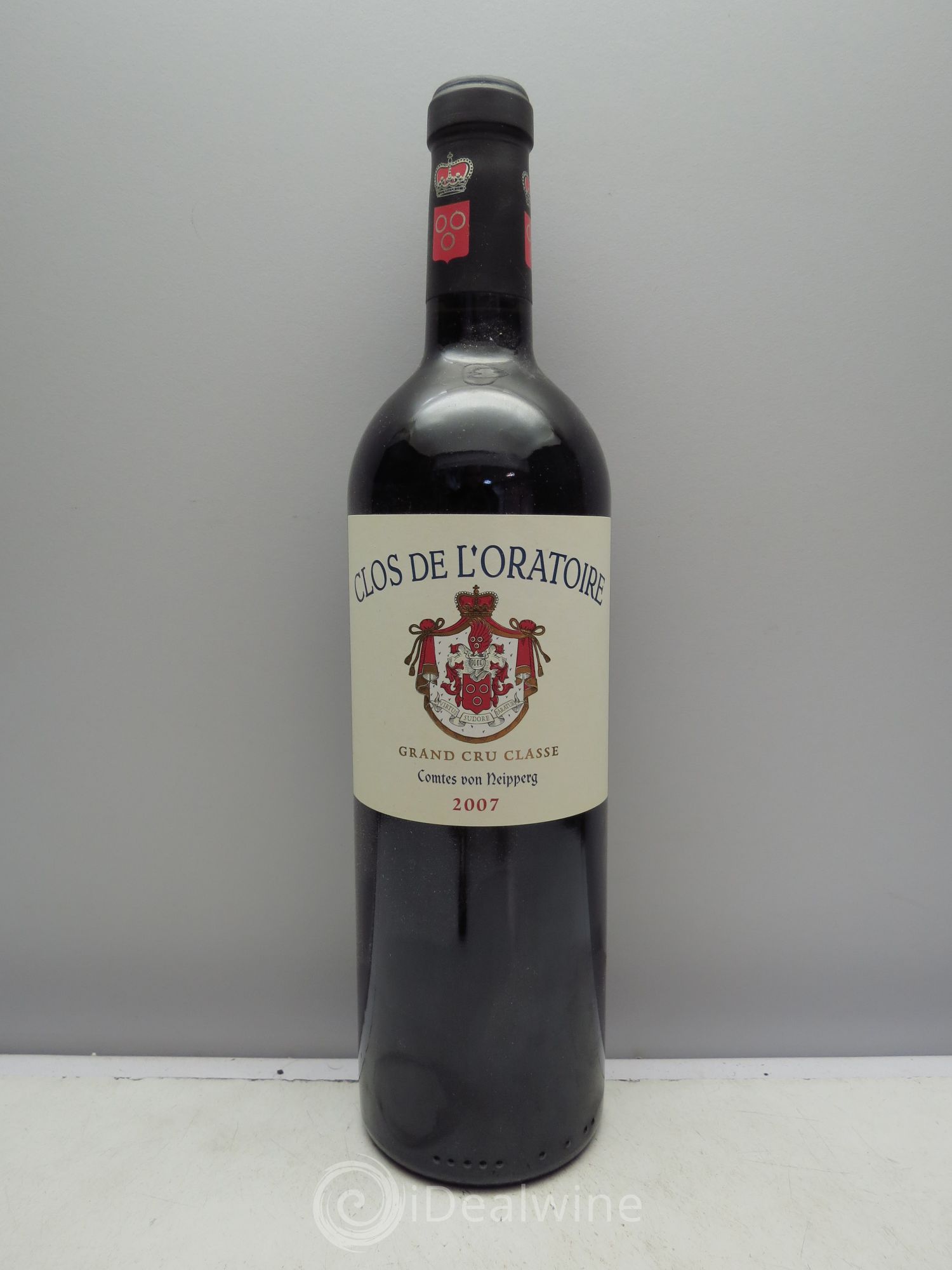 Clos de l'Oratoire Grand Cru Classé 2007 - Lot de 1 bouteille - 0