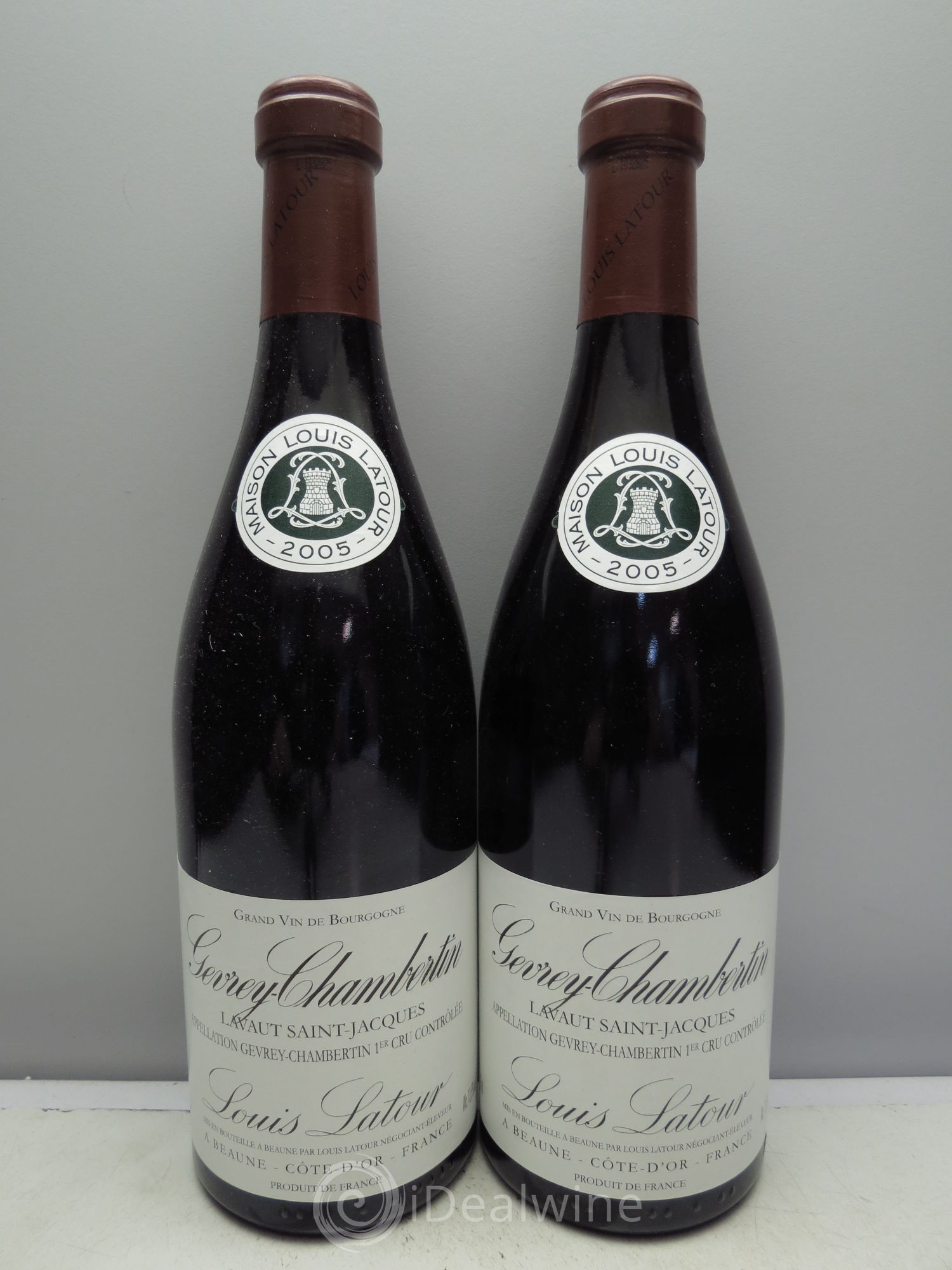 Gevrey-Chambertin 1er Cru Lavaux St Jacques Louis Latour 2005 - Posten von 2 Flaschen - 0