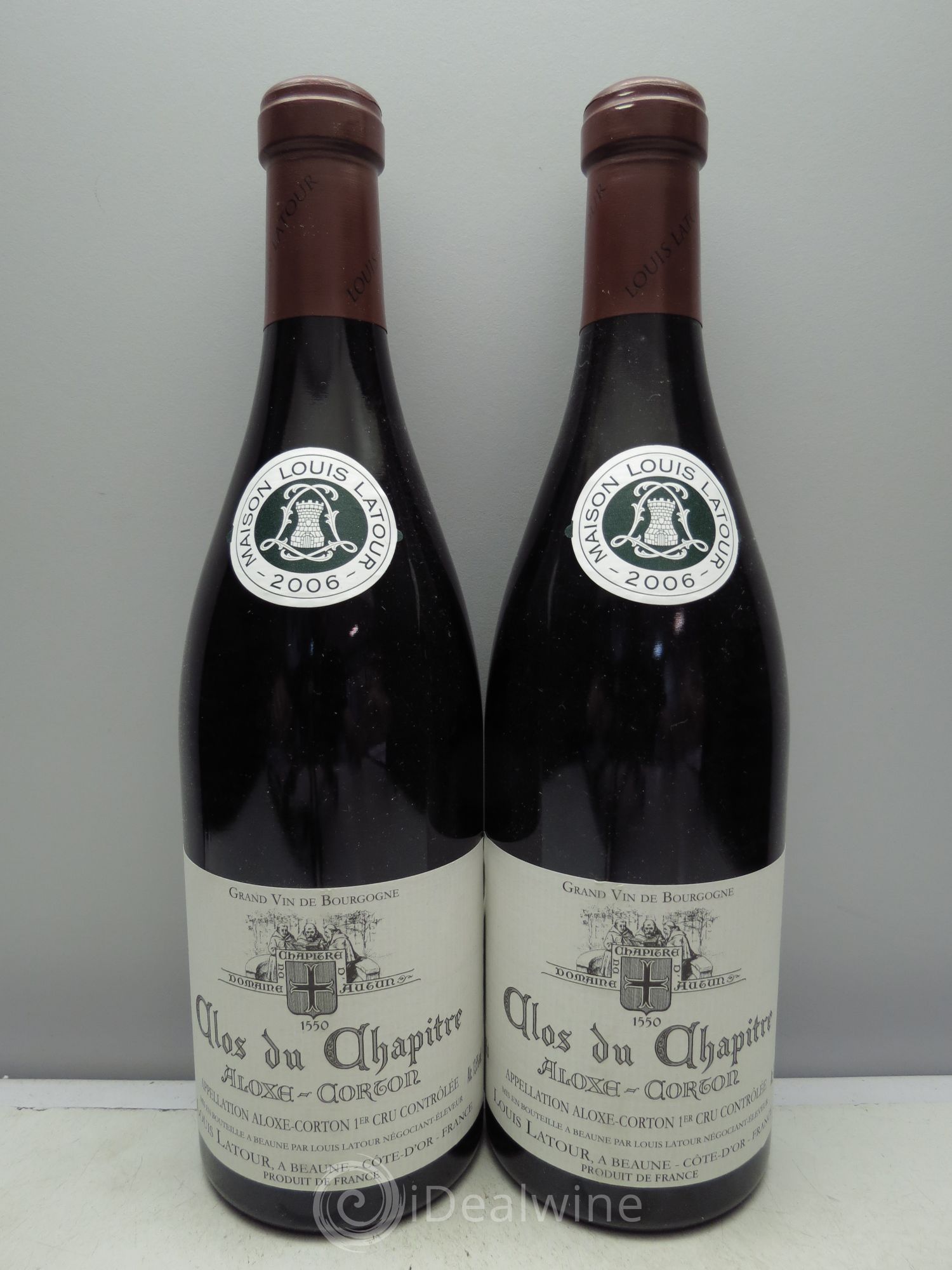 Aloxe-Corton 1er Cru Clos du Chapitre 2006 - Lot de 2 bouteilles - 0