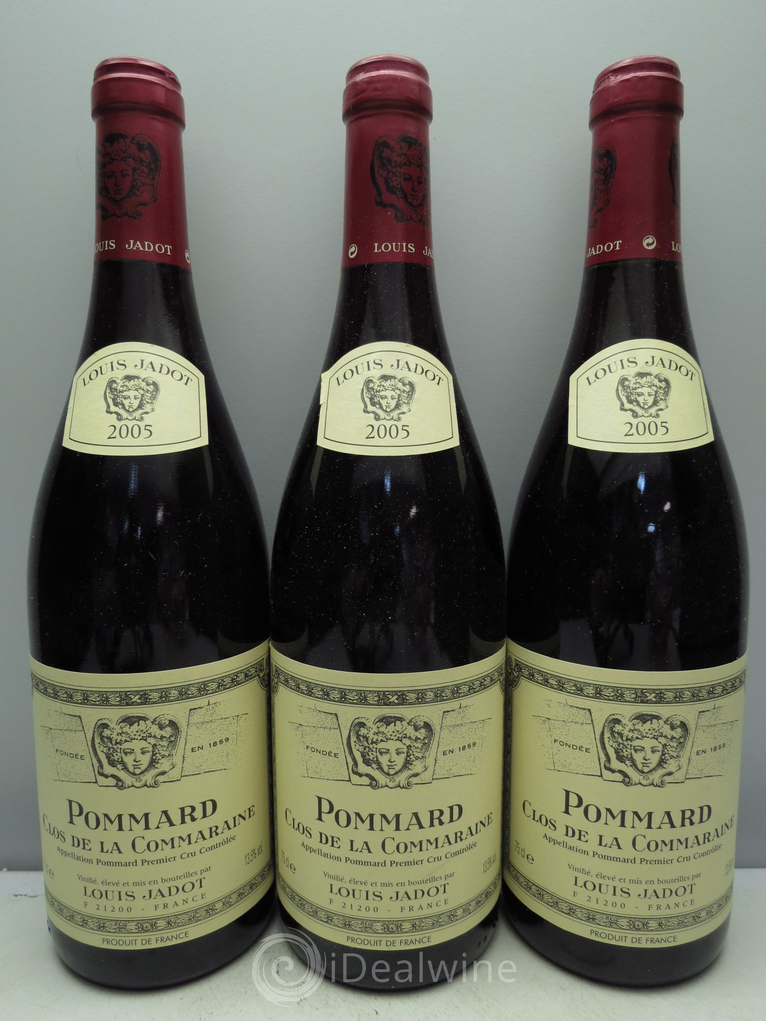 Pommard Clos de la Commaraine Louis Jadot 2005 - Posten von 3 Flaschen - 0