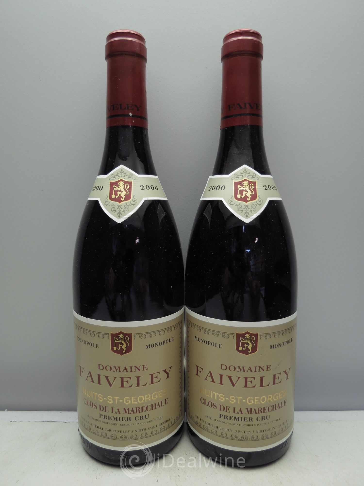Nuits-Saint-Georges 1er Cru Clos de La Maréchale Jacques-Frédéric Mugnier 2000 - Lot de 2 bouteilles - 0