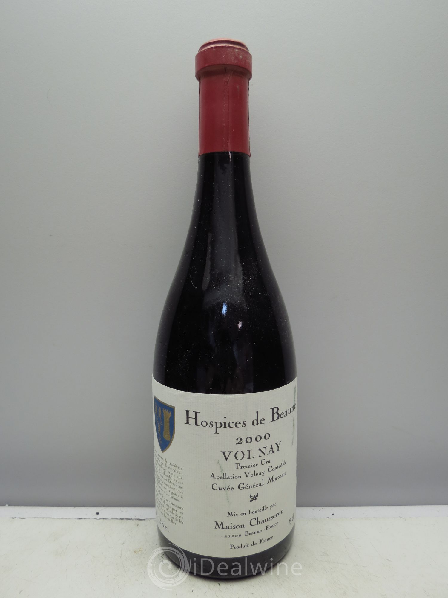 Volnay 1er Cru Hospices de Beaune Cuvée Général Muteau Maison Chausseron 2000 - Posten von 1 Flasche - 0