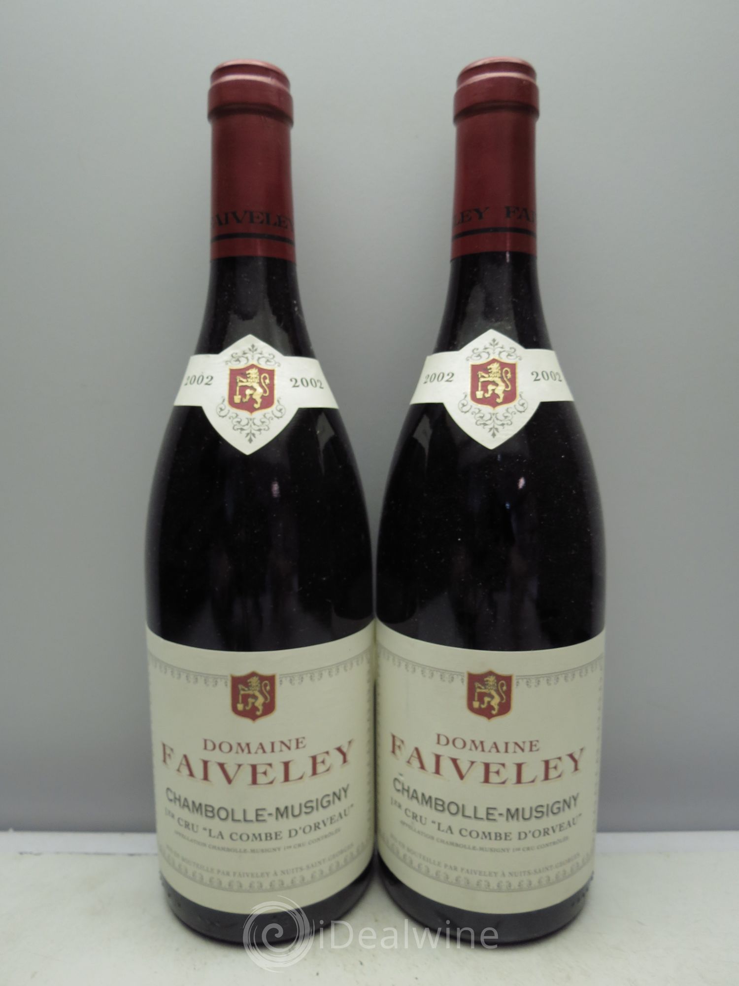 Chambolle-Musigny 1er Cru Combe d'Orveau Faiveley 2002 - Lot de 2 bouteilles - 0