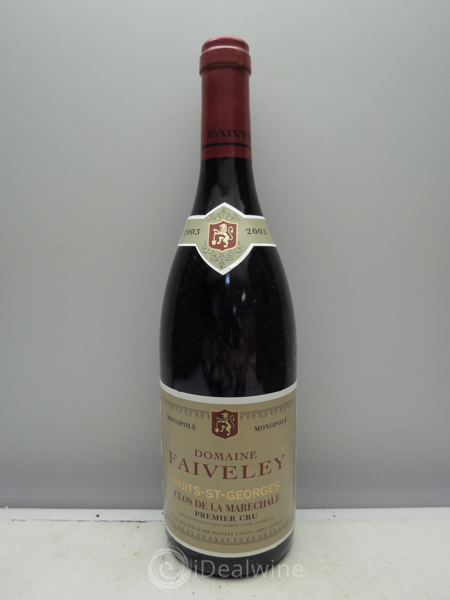 Nuits-Saint-Georges 1er Cru Clos de La Maréchale Jacques-Frédéric Mugnier 2003 - Lot de 1 bouteille - 0