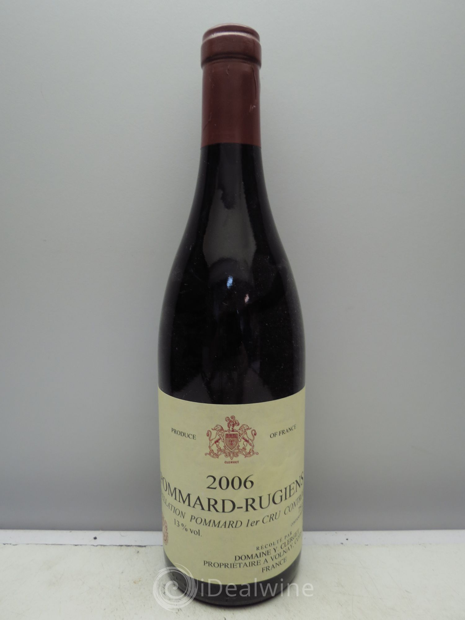 Pommard 1er Cru Domaine Clerget 2006 - Lot de 1 bouteille - 0
