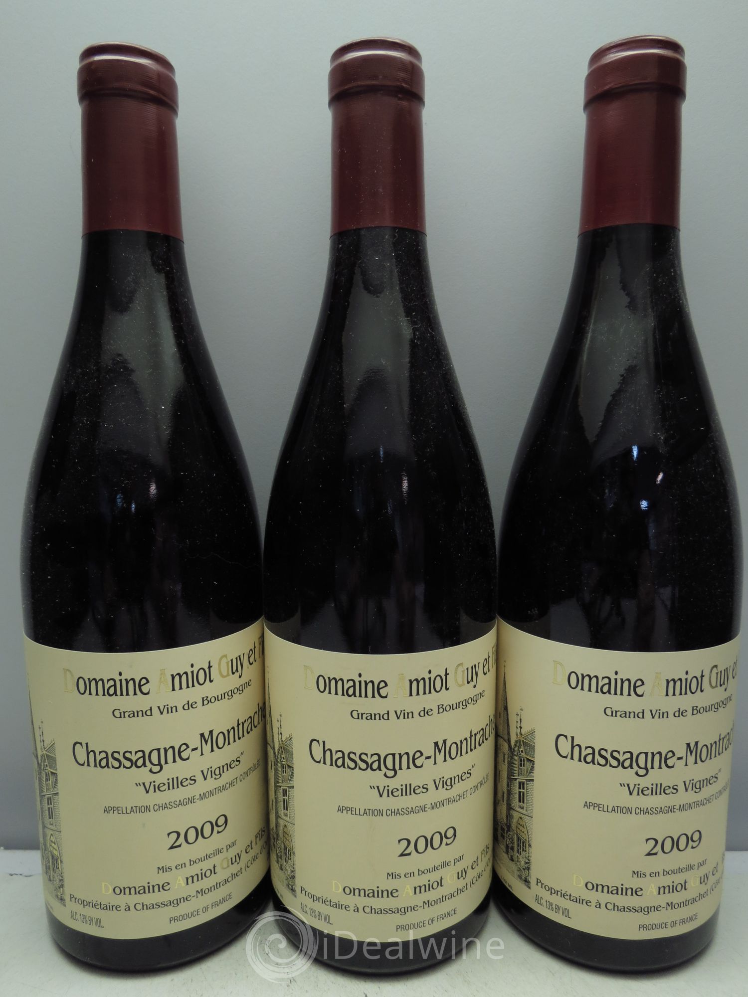 Chassagne-Montrachet Vieilles Vignes Amiot Guy & Fils 2009 - Posten von 3 Flaschen - 0