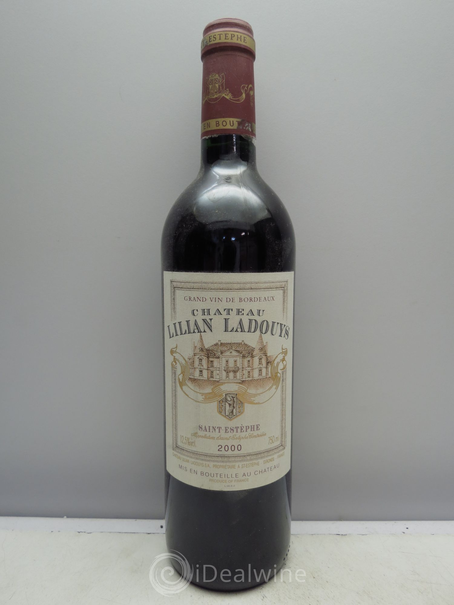 Château Lilian Ladouys Cru Bourgeois 2000 - Lot de 1 bouteille - 0