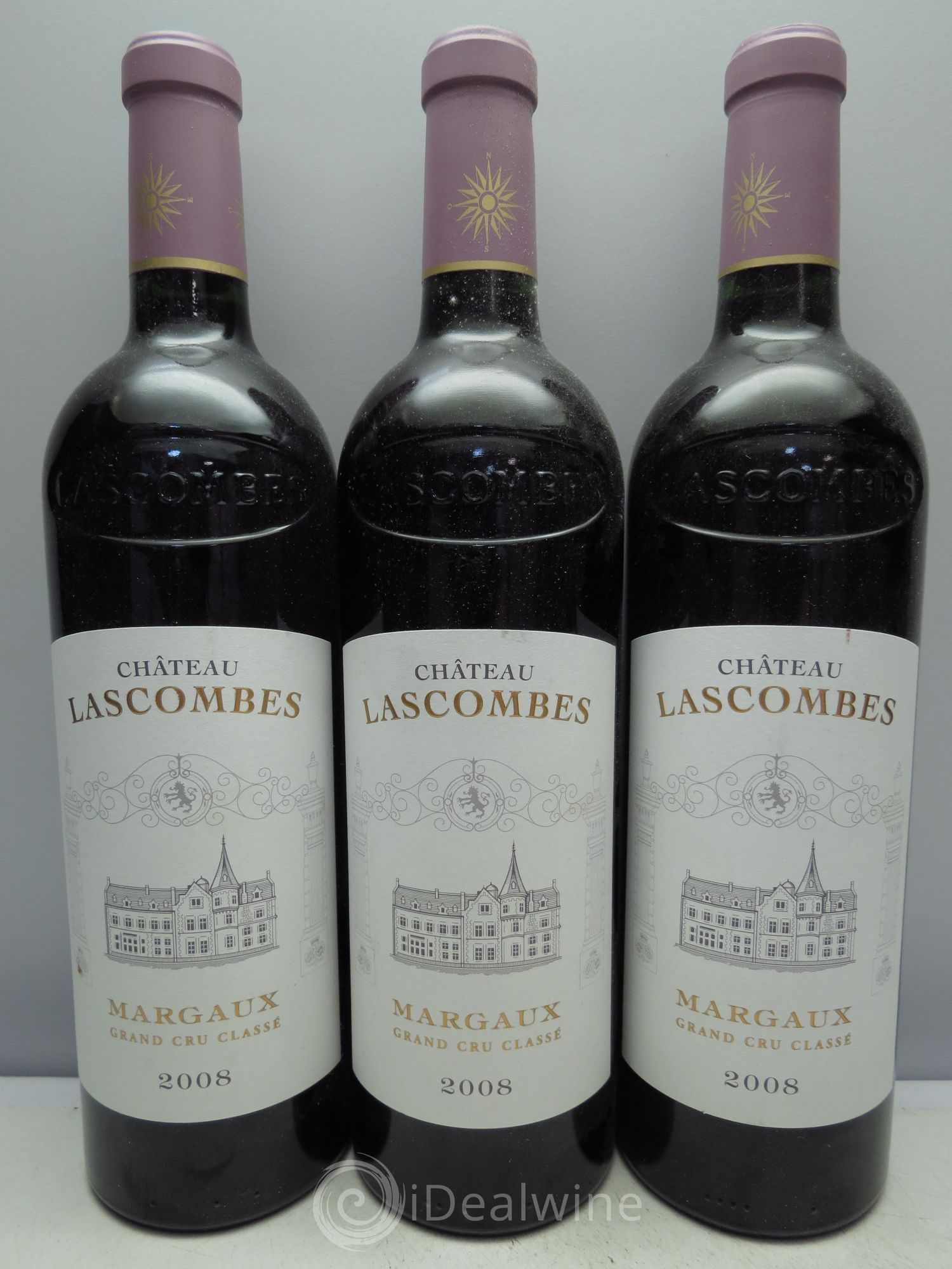 Château Lascombes 2ème Grand Cru Classé 2008 - Lot de 3 bouteilles - 0
