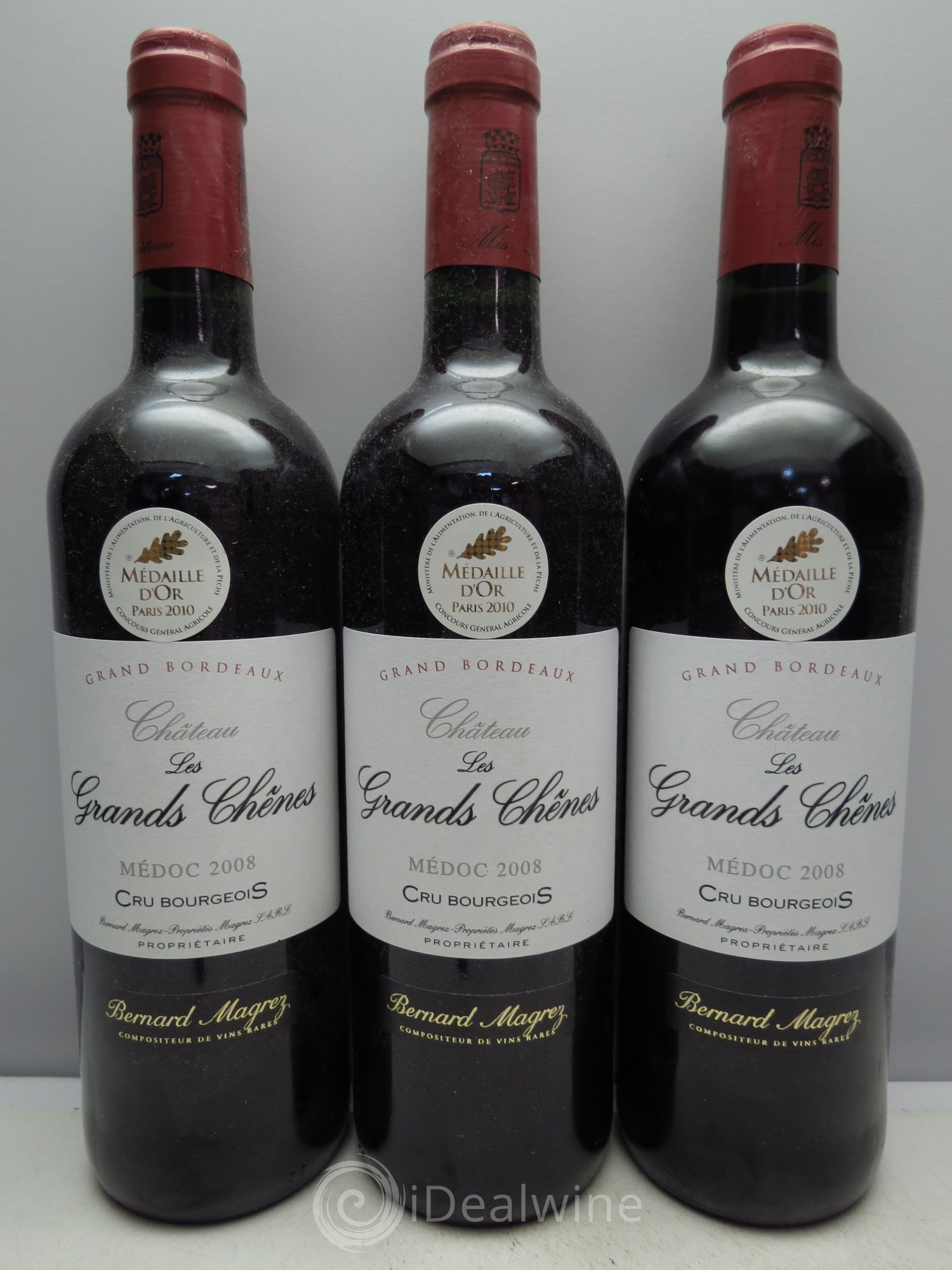 Bordeaux Les Grands Chênes 2008 - Posten von 3 Flaschen - 0