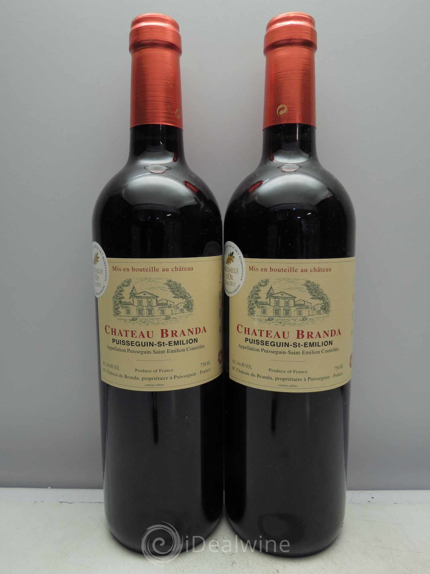 Château Branda 2009 - Lot de 2 bouteilles - 0
