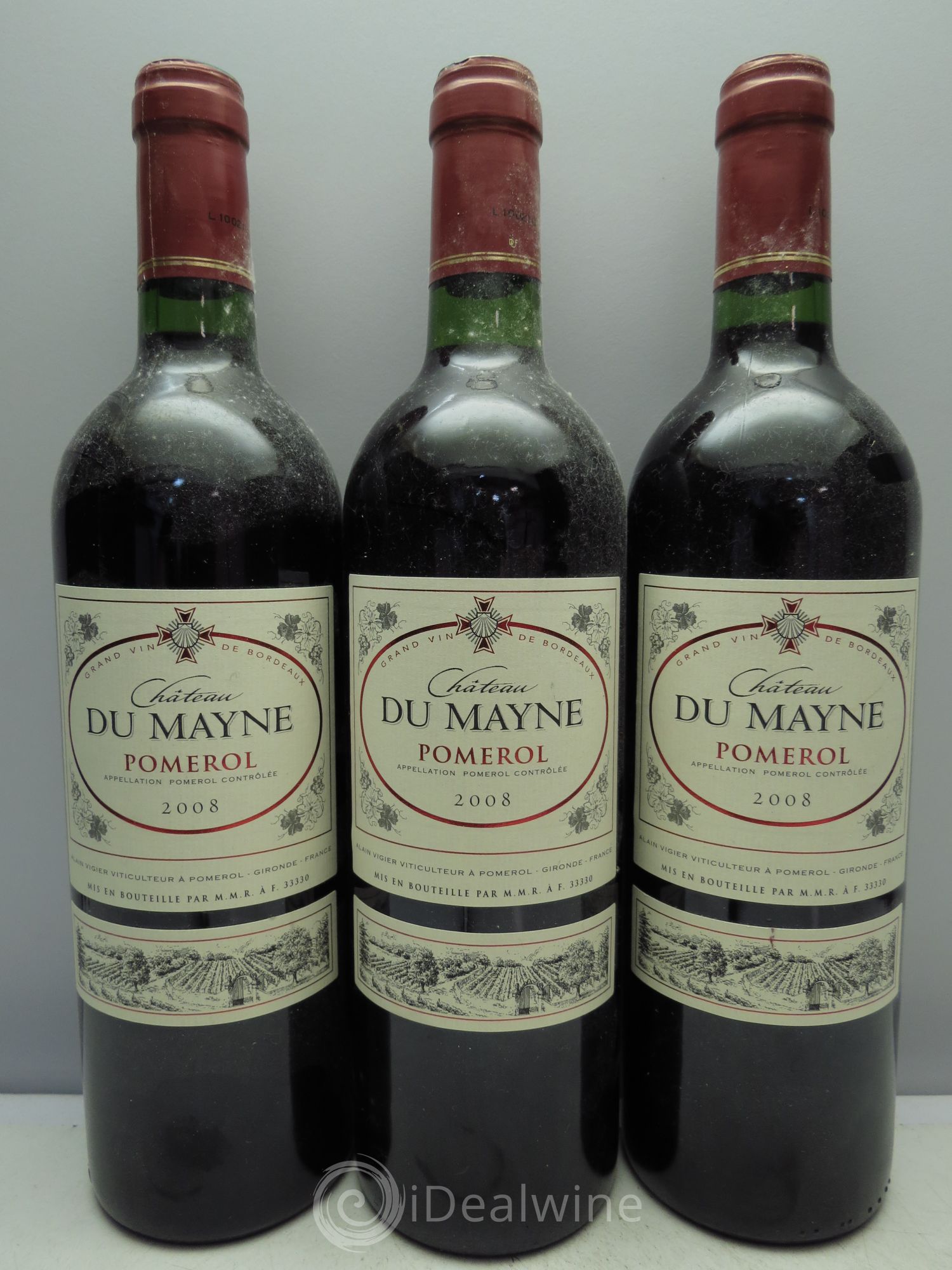 Pomerol Château du Mayne 2008 - Lot de 3 bouteilles - 0