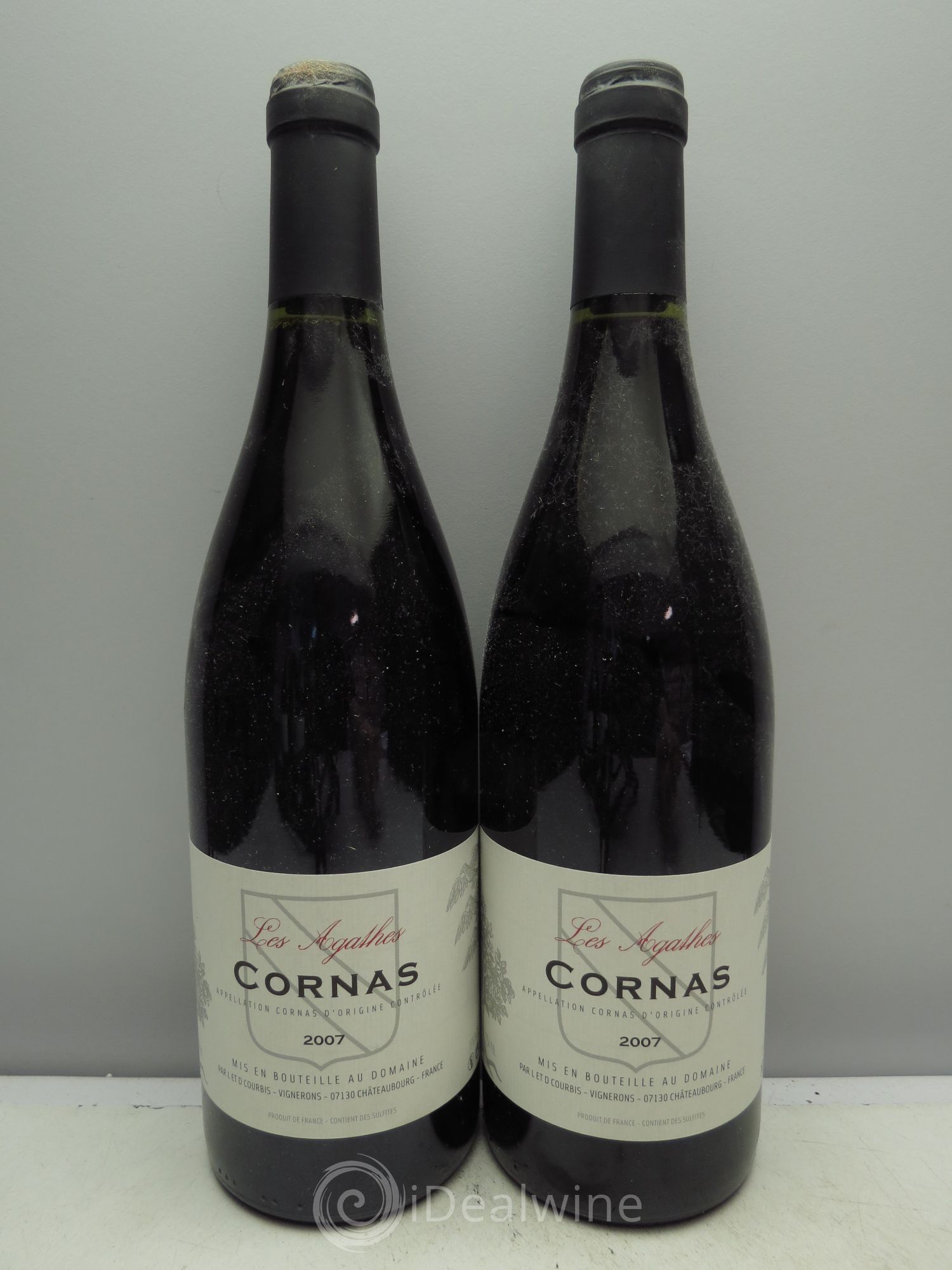 Cornas Les Agathes 2007 - Posten von 2 Flaschen - 0