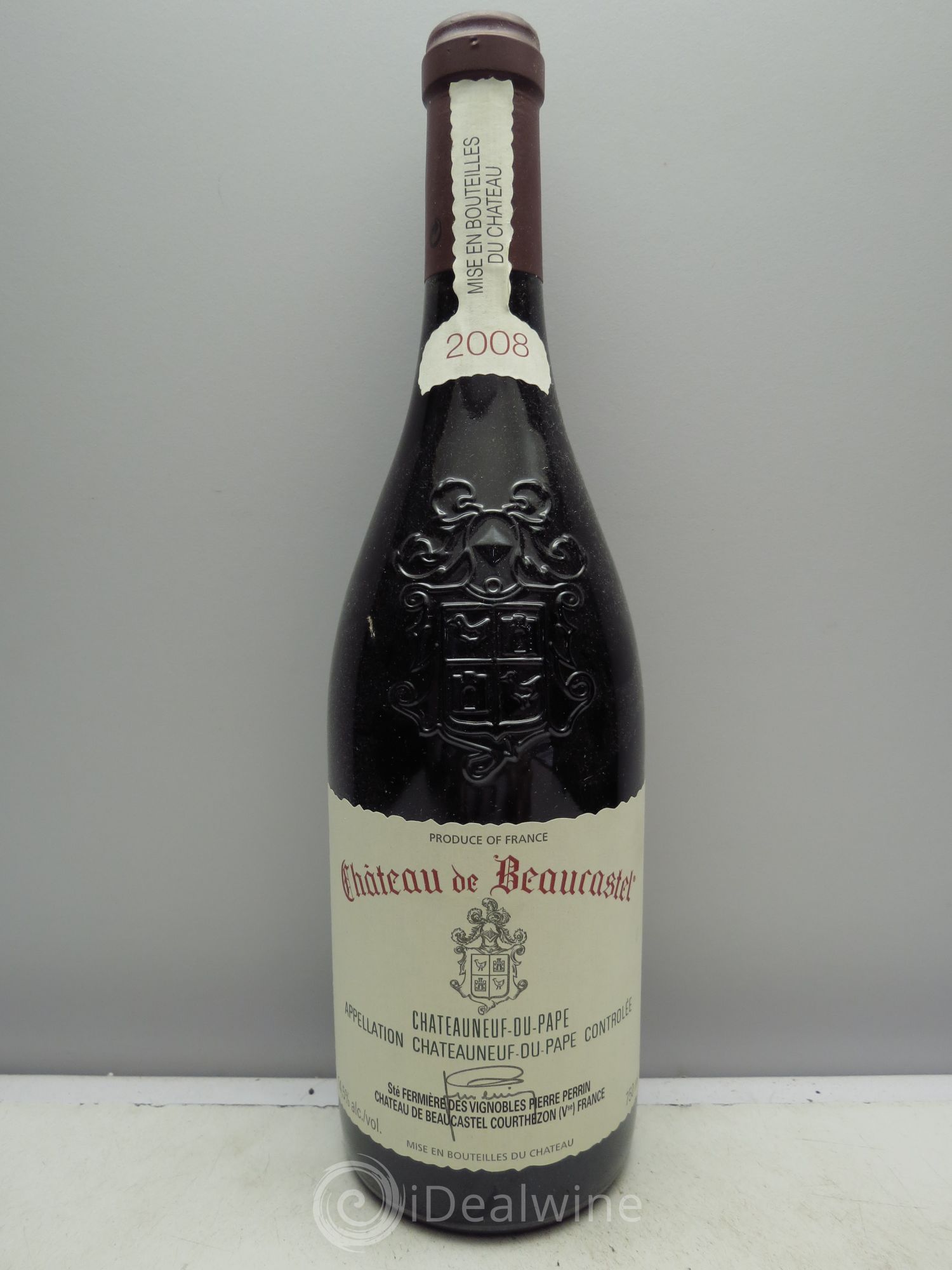 Châteauneuf-du-Pape Château de Beaucastel Famille Perrin 2008 - Lot de 1 bouteille - 0