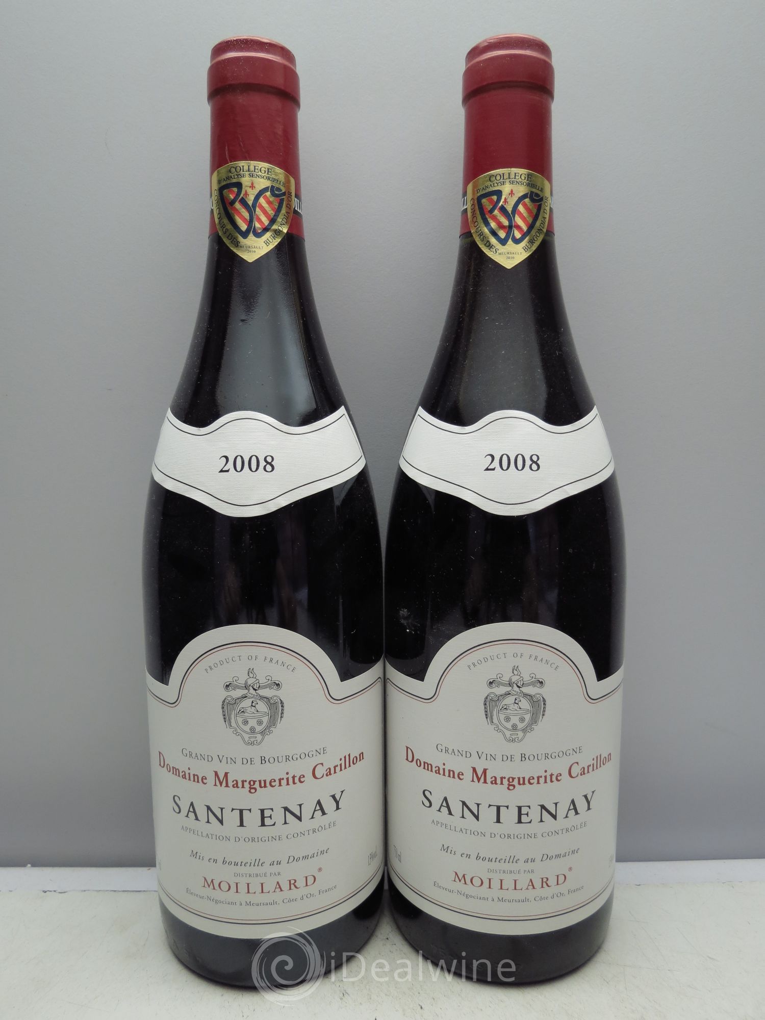 Santenay Domaine Marguerite Carillon Moillard 2008 - Posten von 2 Flaschen - 0