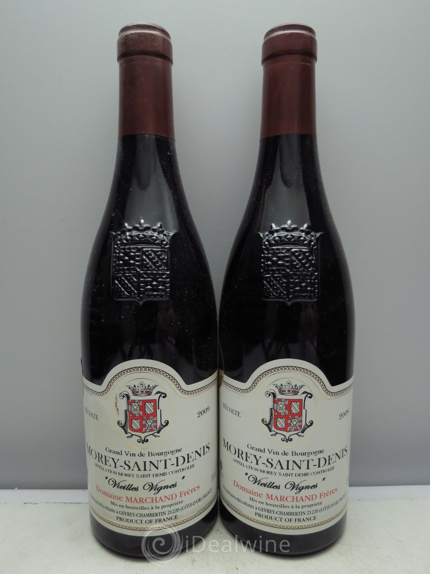 Morey-Saint-Denis Vieilles Vignes Domaine Marchand Frères 2009 - Posten von 2 Flaschen - 0