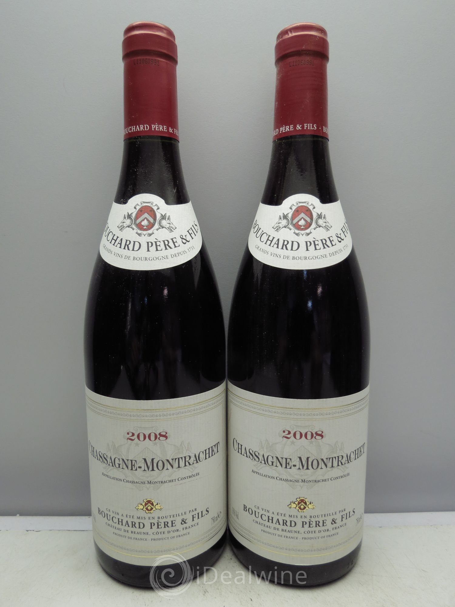 Chassagne-Montrachet Bouchard Père & Fils 2008 - Lot de 2 bouteilles - 0