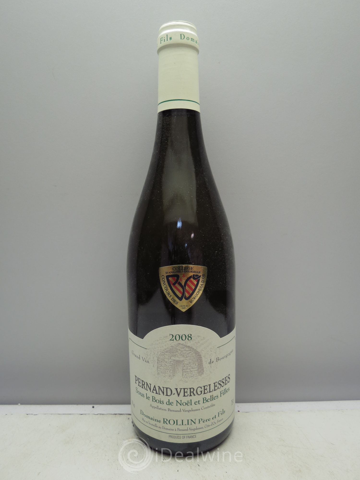 Pernand-Vergelesses Domaine Rollin Père & Fils Sous le Bois de Noël et Belle Filles 2008 - Posten von 1 Flasche - 0