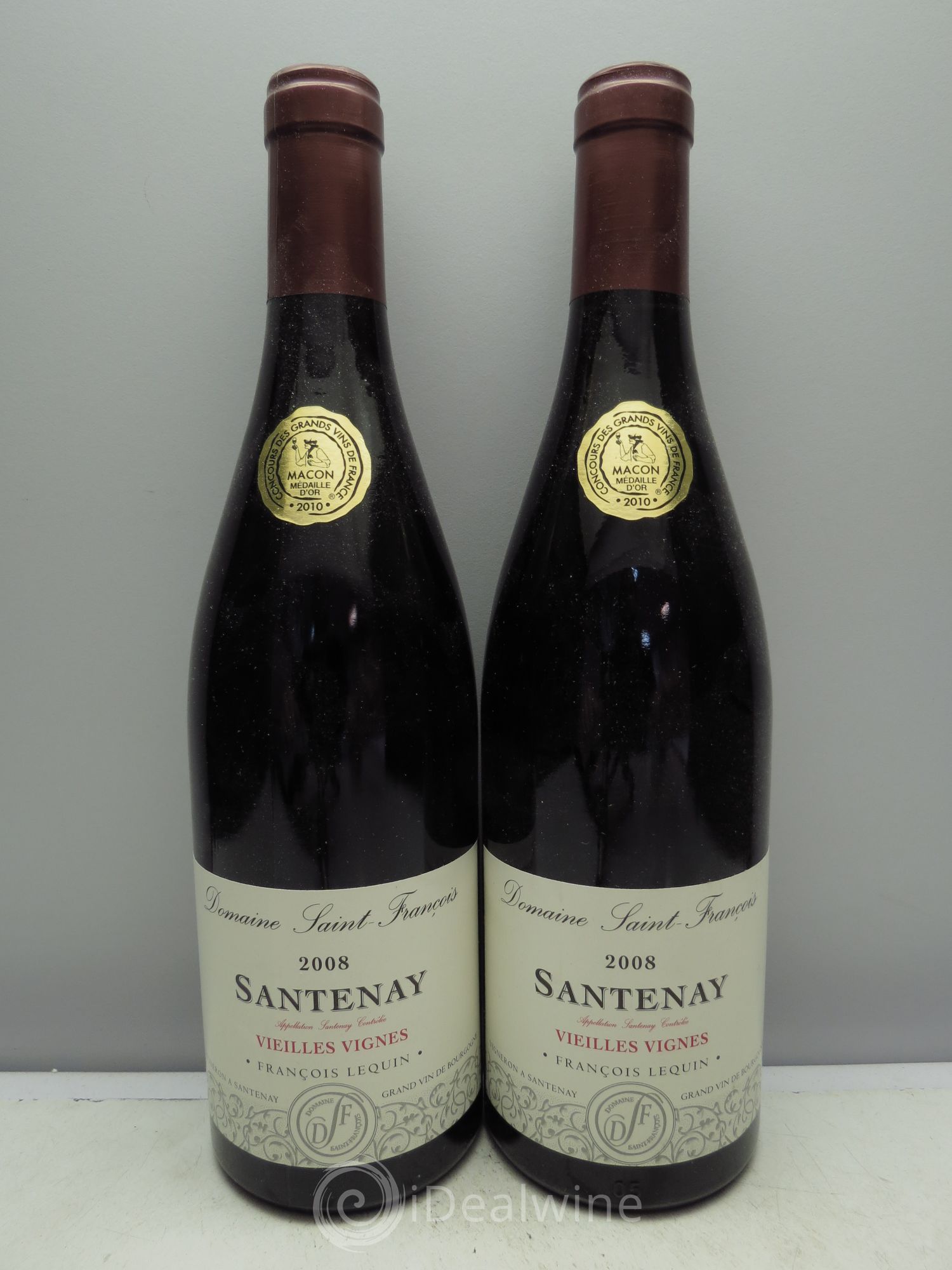 Santenay Vieilles Vignes François Lequin 2008 - Posten von 2 Flaschen - 0