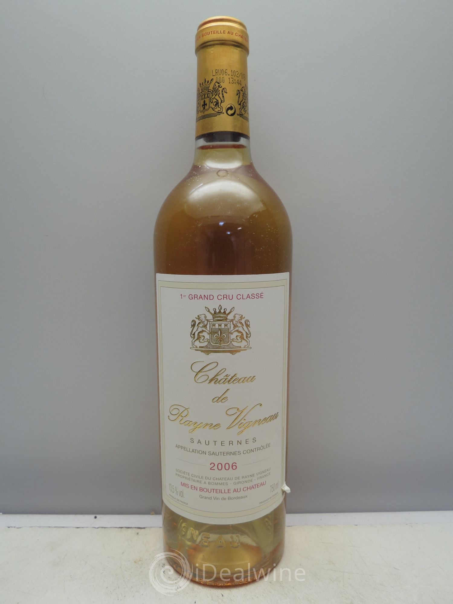 Château de Rayne Vigneau 1er Grand Cru Classé 2006 - Lotto di 1 bottiglia - 0