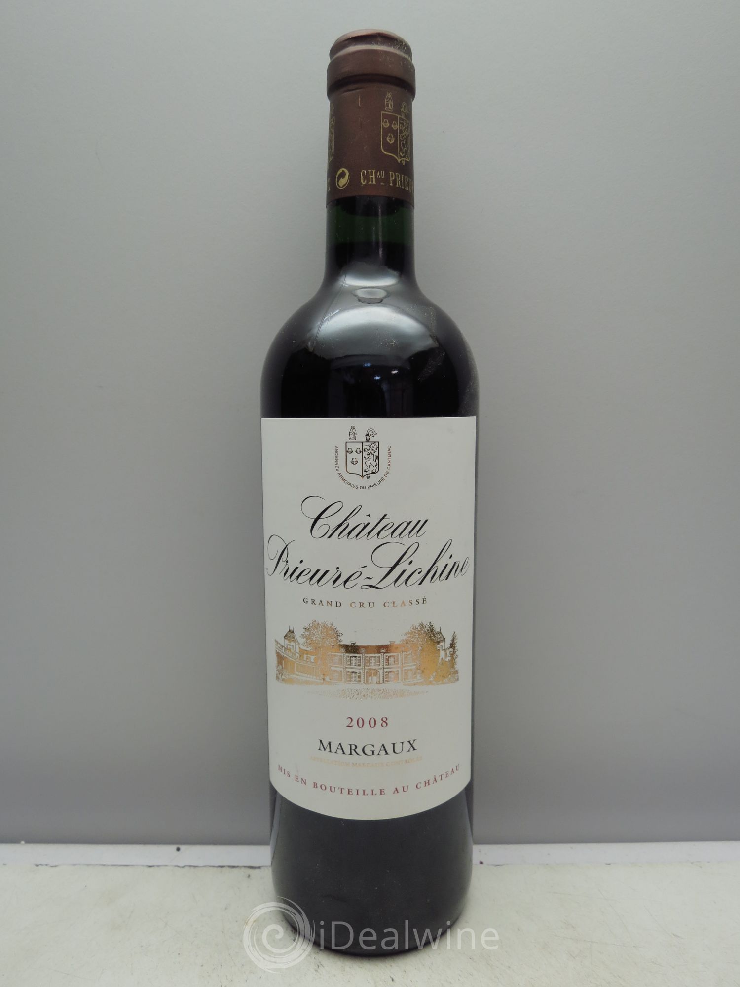 Château Prieuré Lichine 4ème Grand Cru Classé 2008 - Lot de 1 bouteille - 0