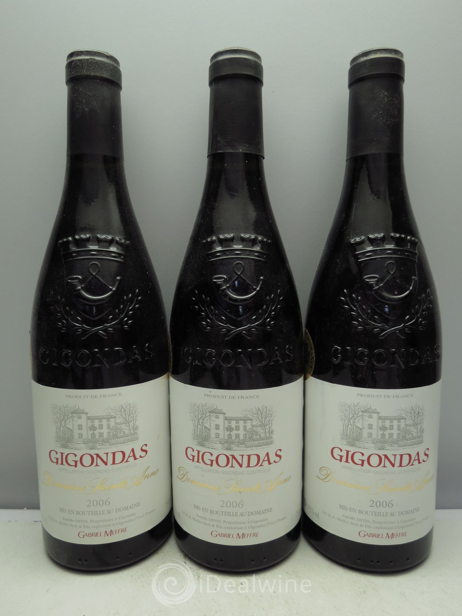 Gigondas Domaine Ste Anne G.Meffre 2006 - Posten von 3 Flaschen - 0