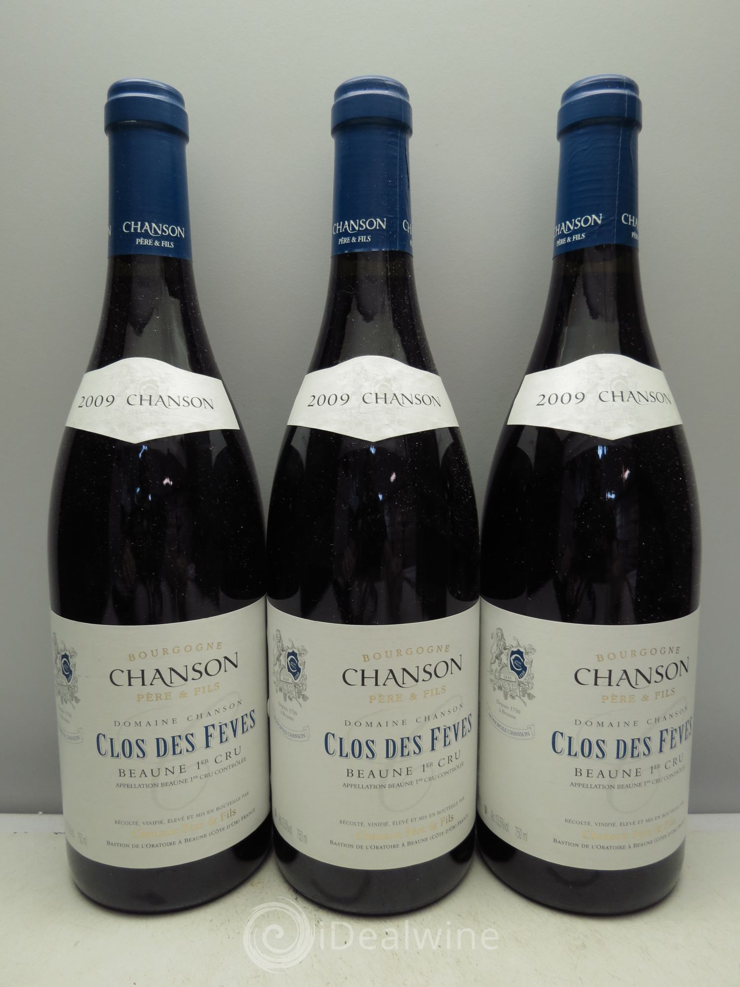 Beaune 1er Cru Clos des Fèves Chanson 2009 - Posten von 3 Flaschen - 0
