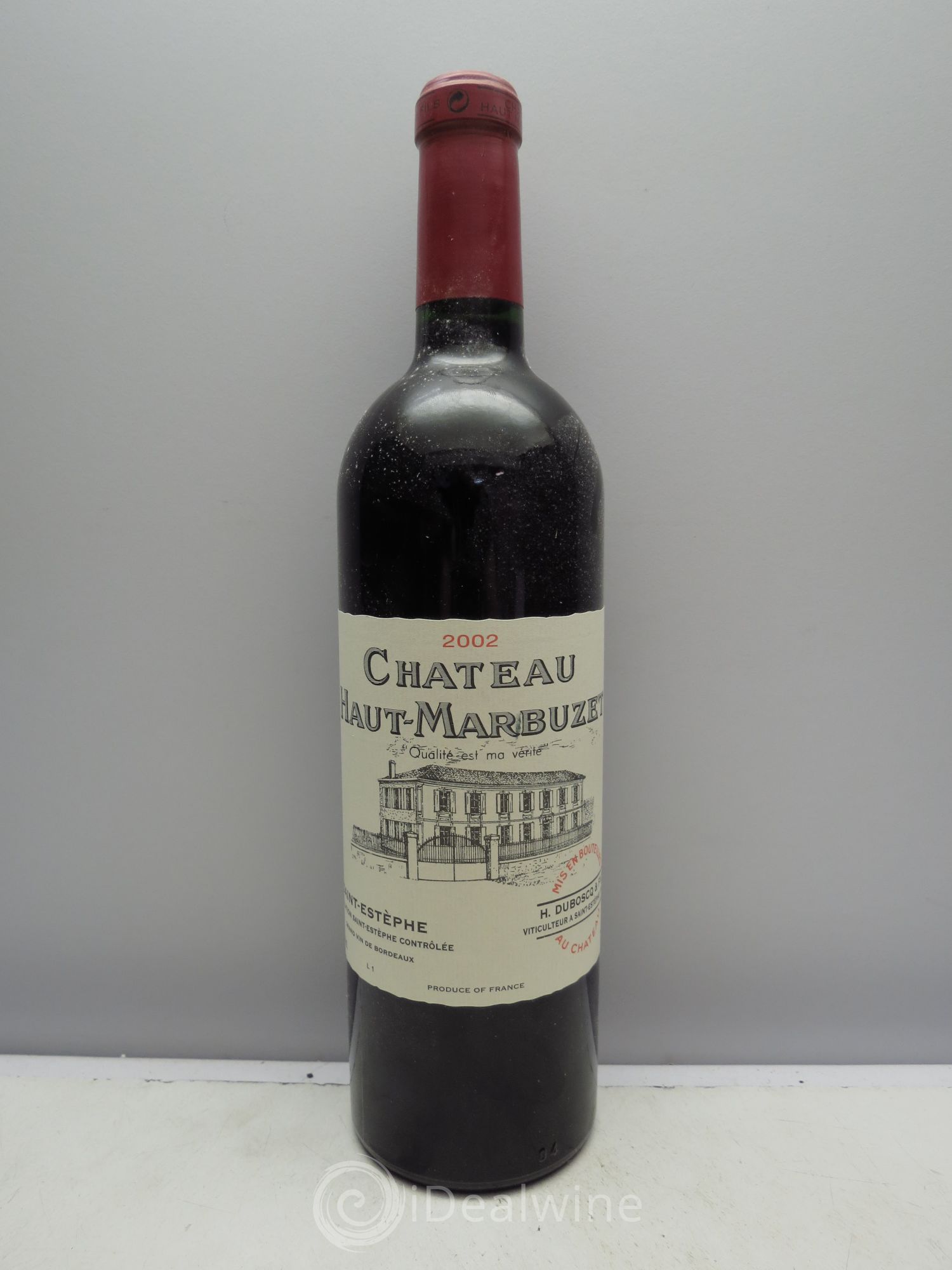 Château Haut Marbuzet 2002 - Lot de 1 bouteille - 0