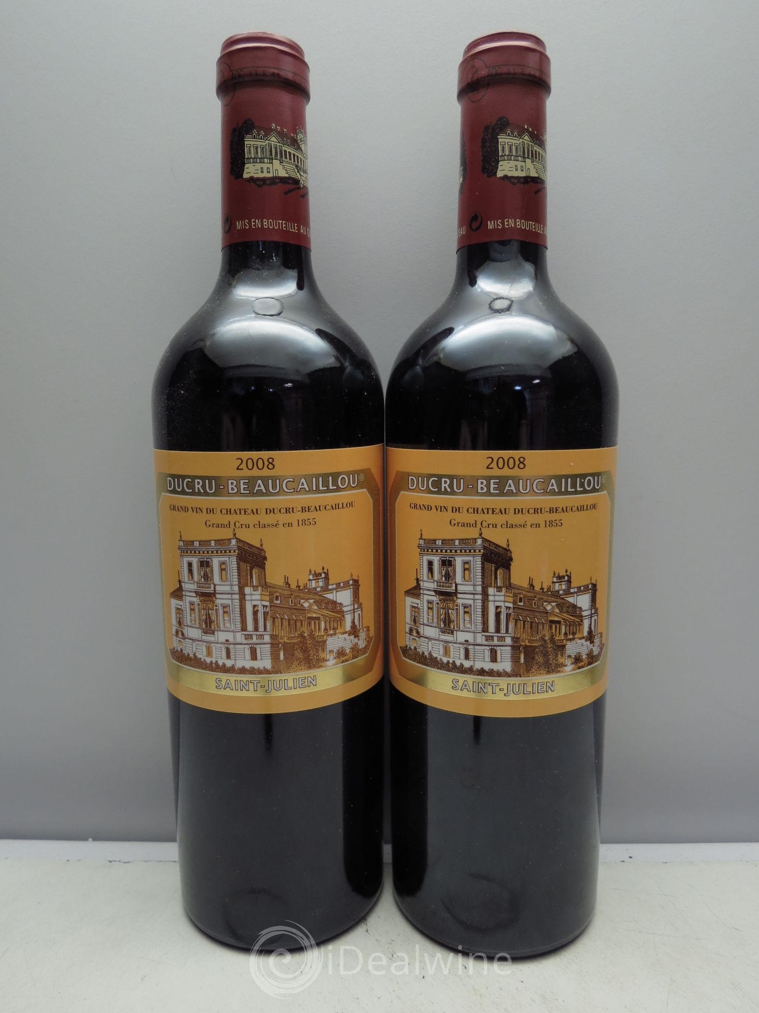 Château Ducru Beaucaillou 2ème Grand Cru Classé 2008 - Lot de 2 bouteilles - 0