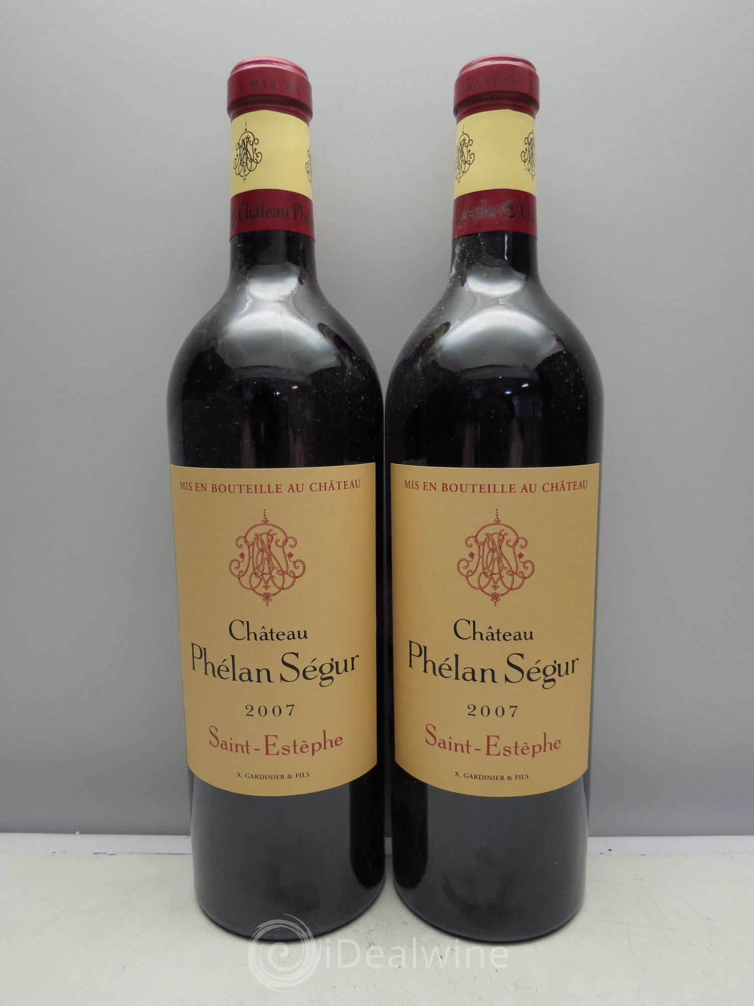 Château Phélan Ségur 2007 - Lot de 2 bouteilles - 0
