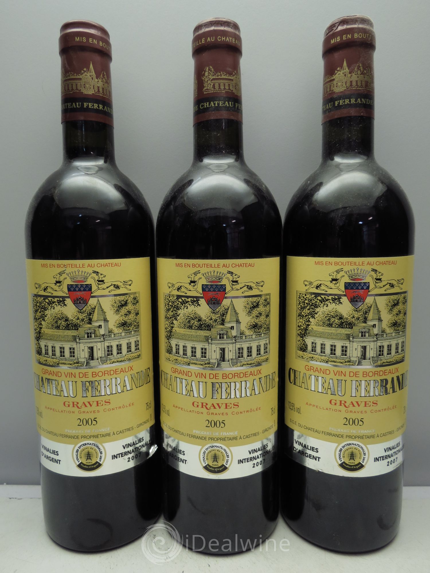 Château Ferrande 2005 - Posten von 3 Flaschen - 0