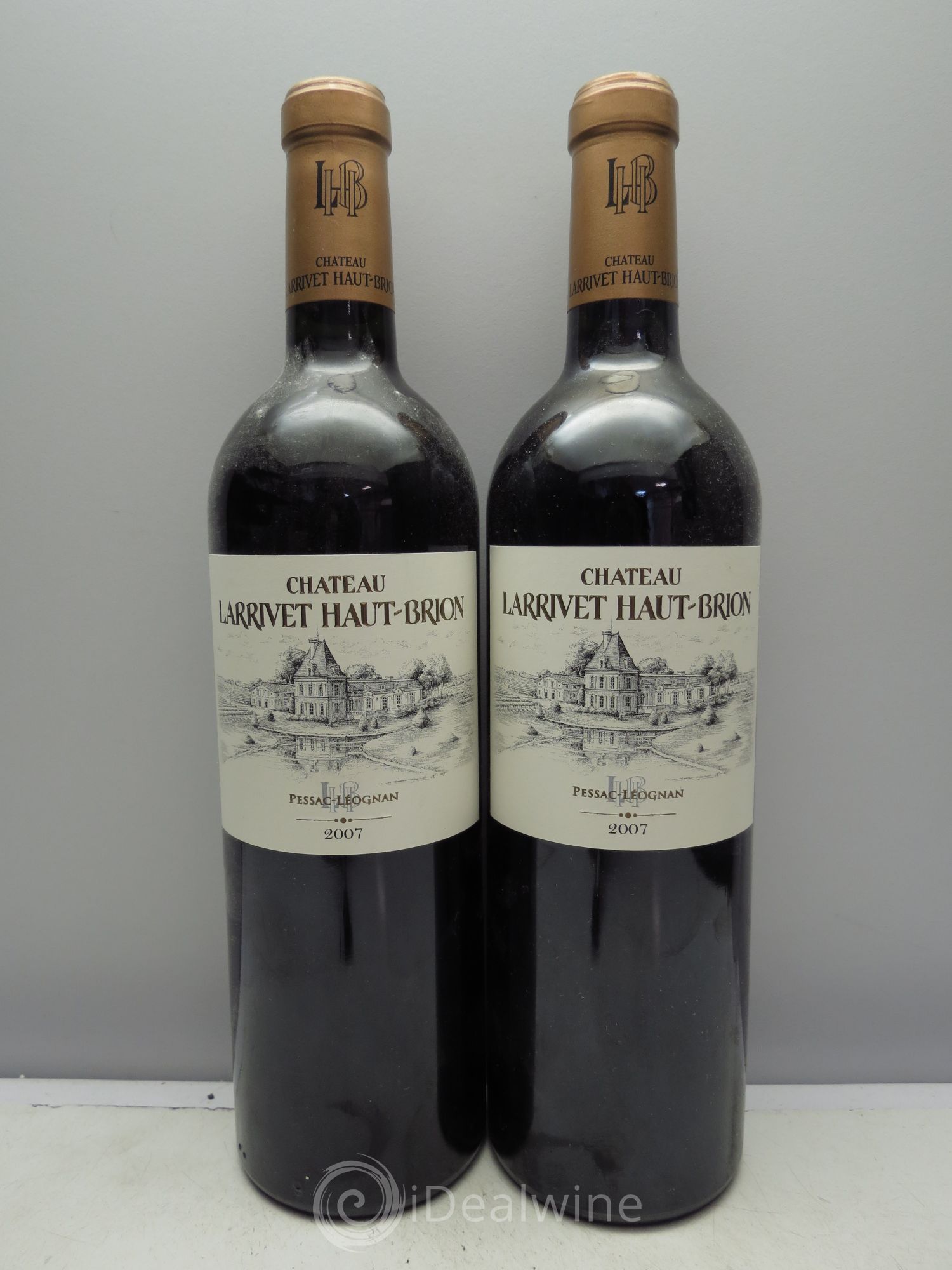 Château Larrivet Haut-Brion 2007 - Lot de 2 bouteilles - 0