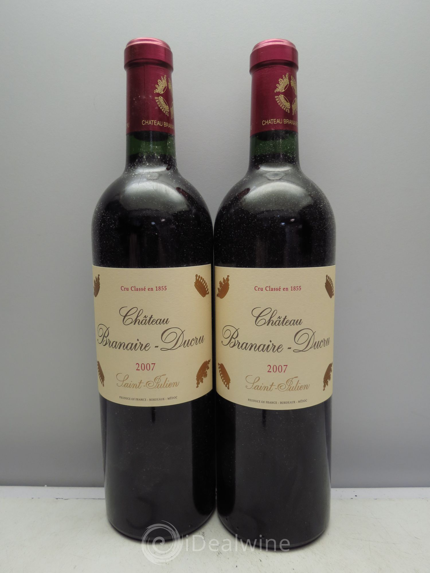 Château Branaire Ducru 4ème Grand Cru Classé 2007 - Lot de 2 bouteilles - 0
