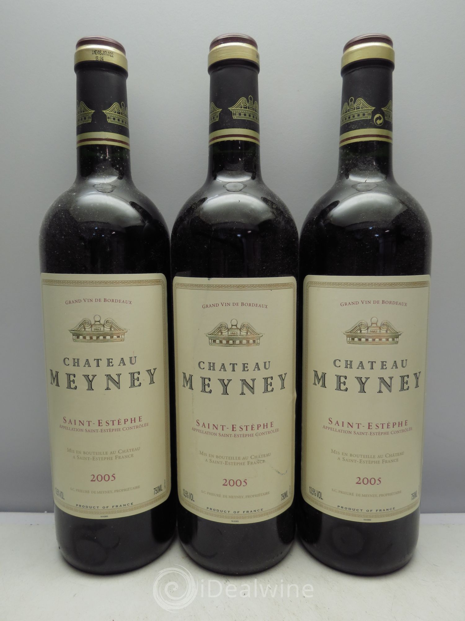 Château Meyney 2005 - Lot de 3 bouteilles - 0