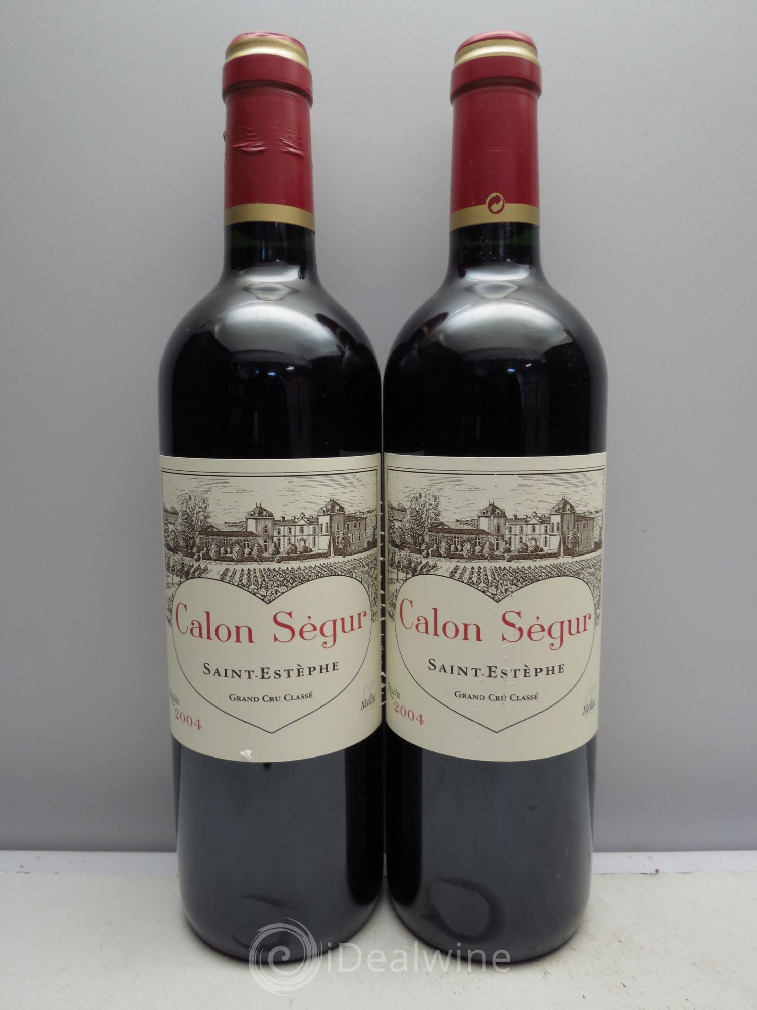 Château Calon Ségur 3ème Grand Cru Classé 2004 - Lot de 2 bouteilles - 0