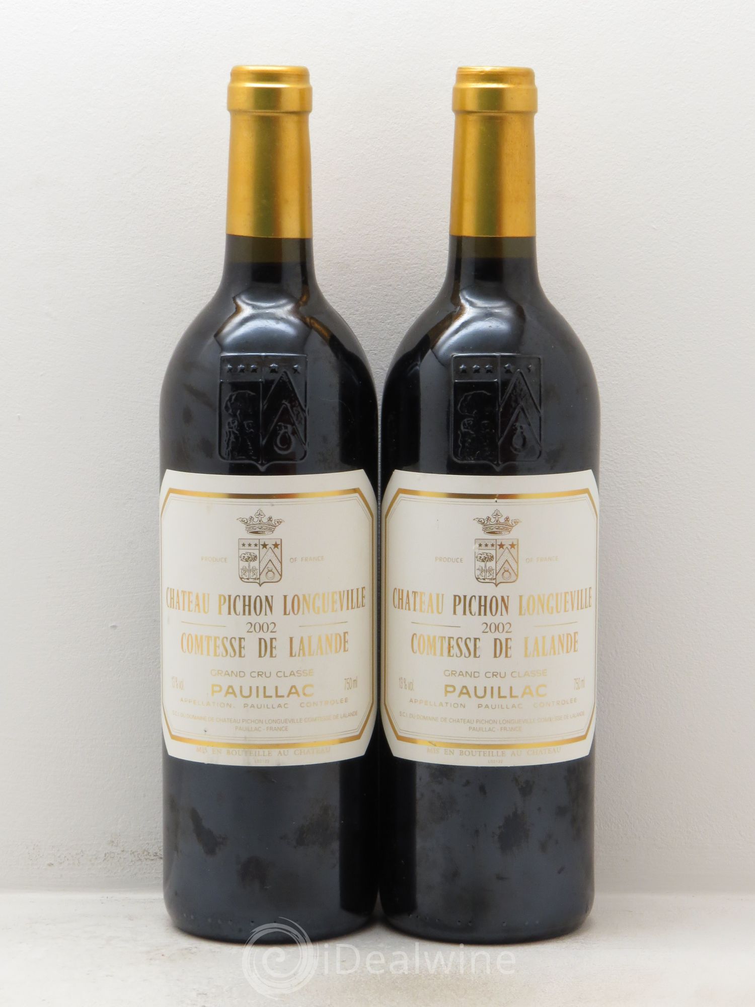 Château Pichon Longueville Comtesse de Lalande 2ème Grand Cru Classé 2002 - Lot de 2 bouteilles - 0
