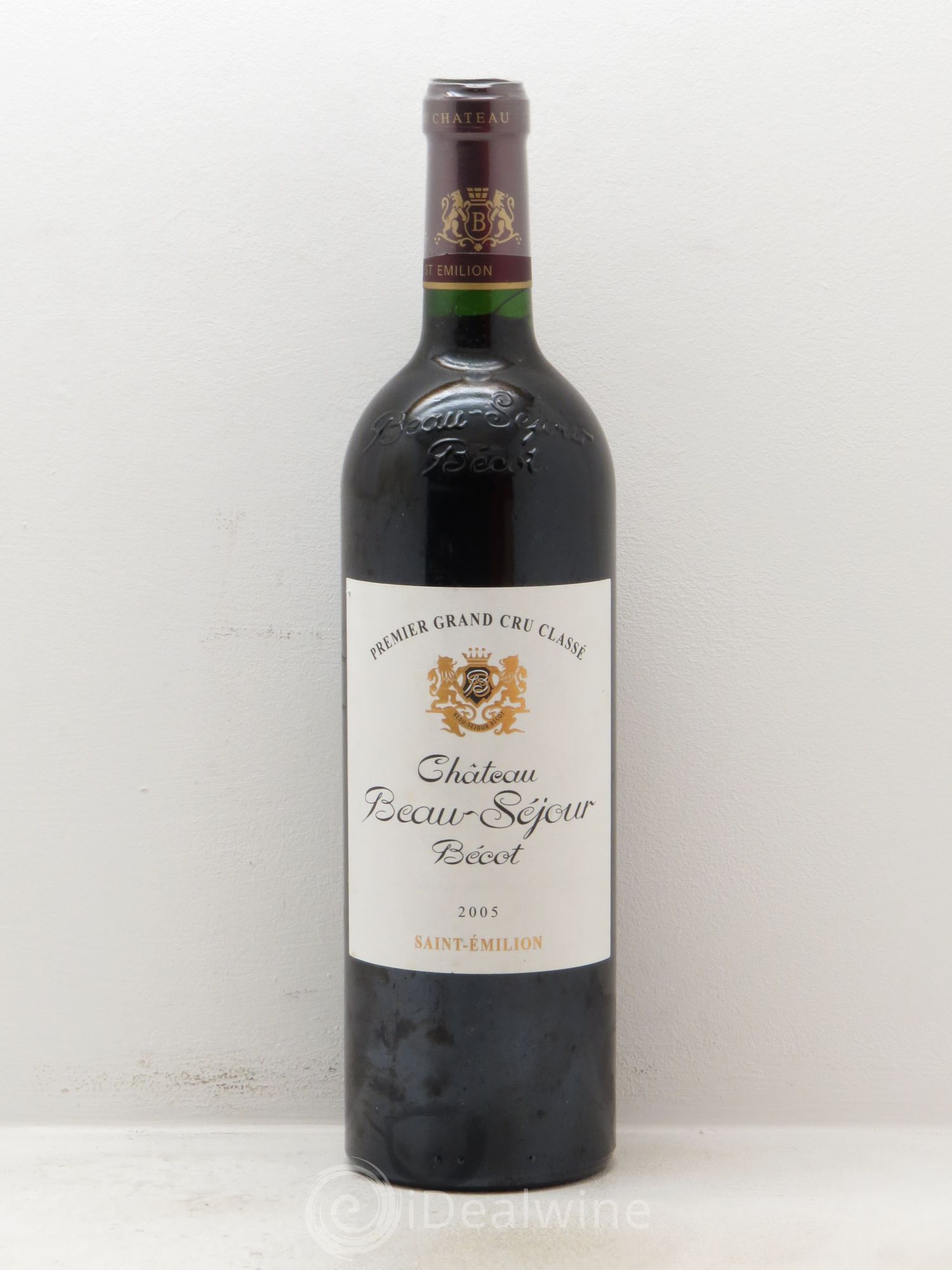 Château Beau-Séjour Bécot 1er Grand Cru Classé B 2005 - Lot de 1 bouteille - 0