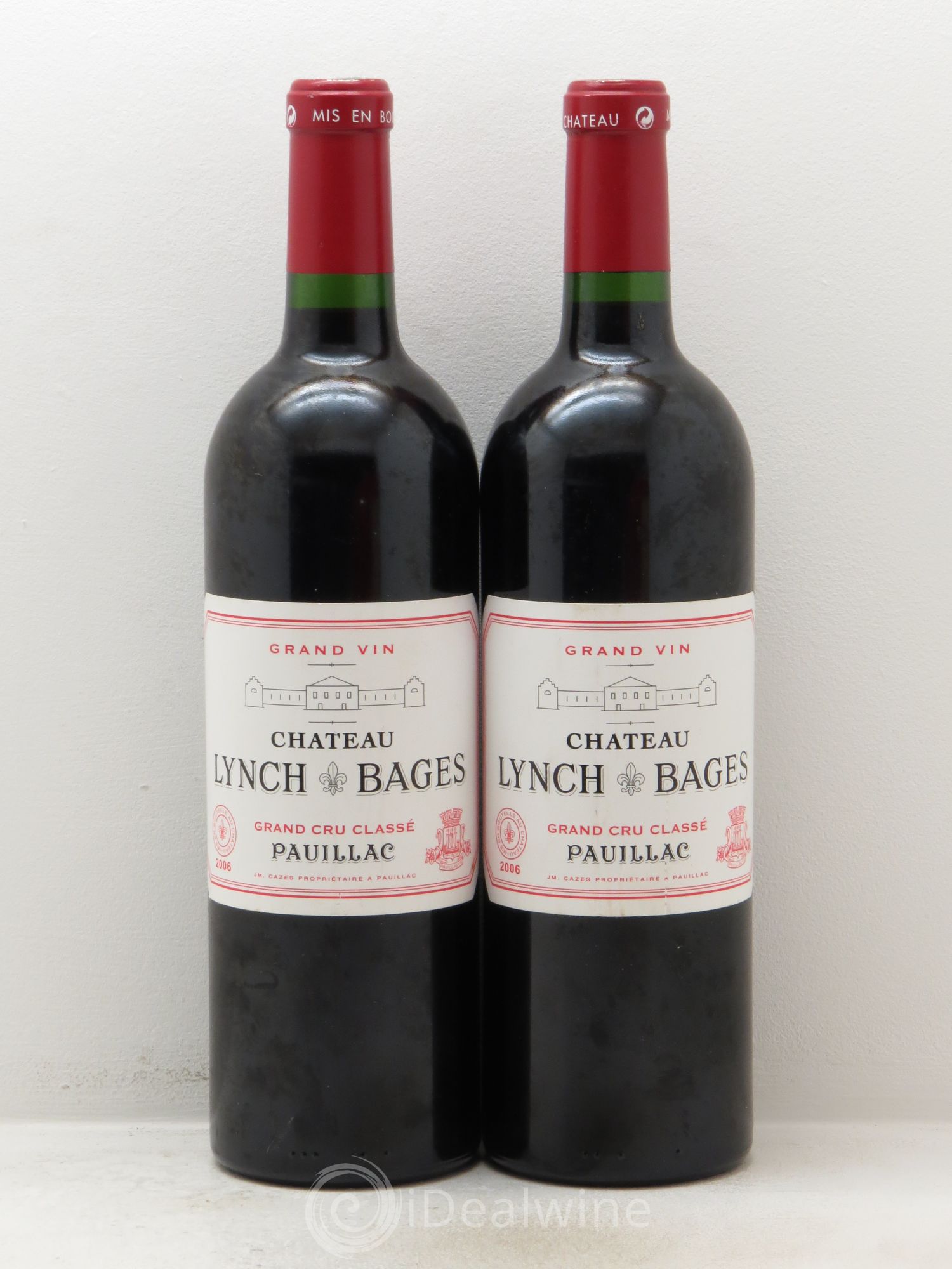 Château Lynch Bages 5ème Grand Cru Classé 2006 - Lot de 2 bouteilles - 0