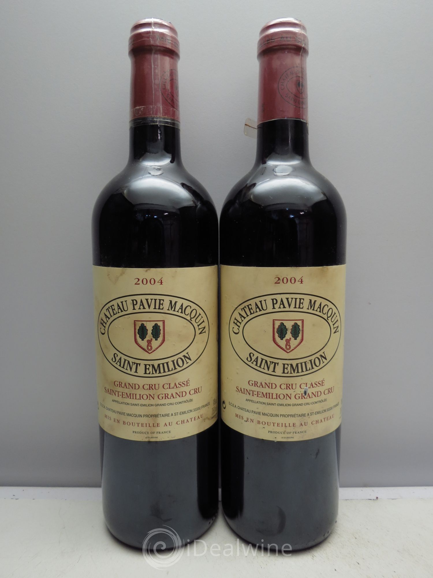 Château Pavie Macquin 1er Grand Cru Classé B 2004 - Lot de 2 bouteilles - 0