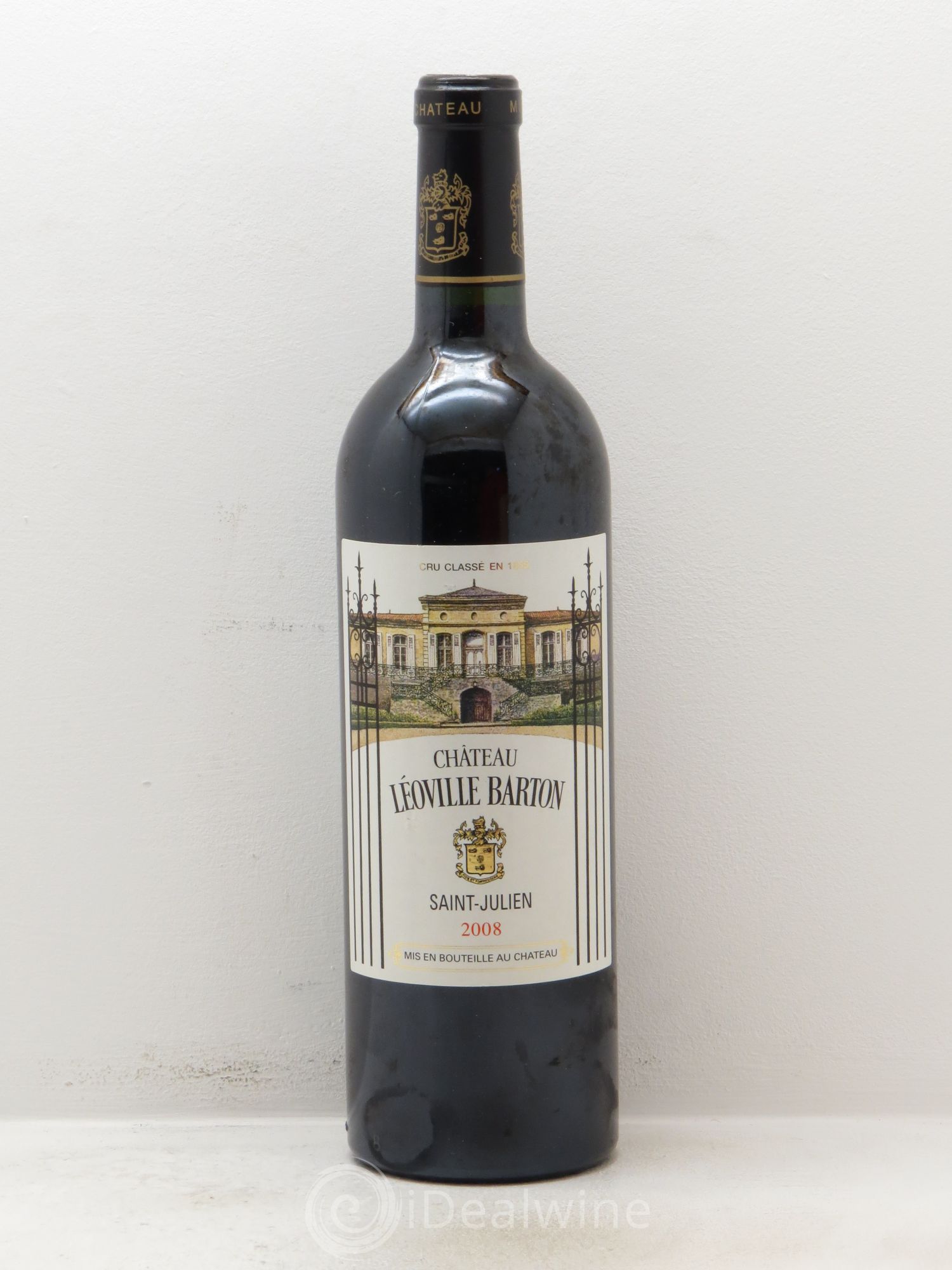Château Léoville Barton 2ème Grand Cru Classé 2008 - Lot de 1 bouteille - 0