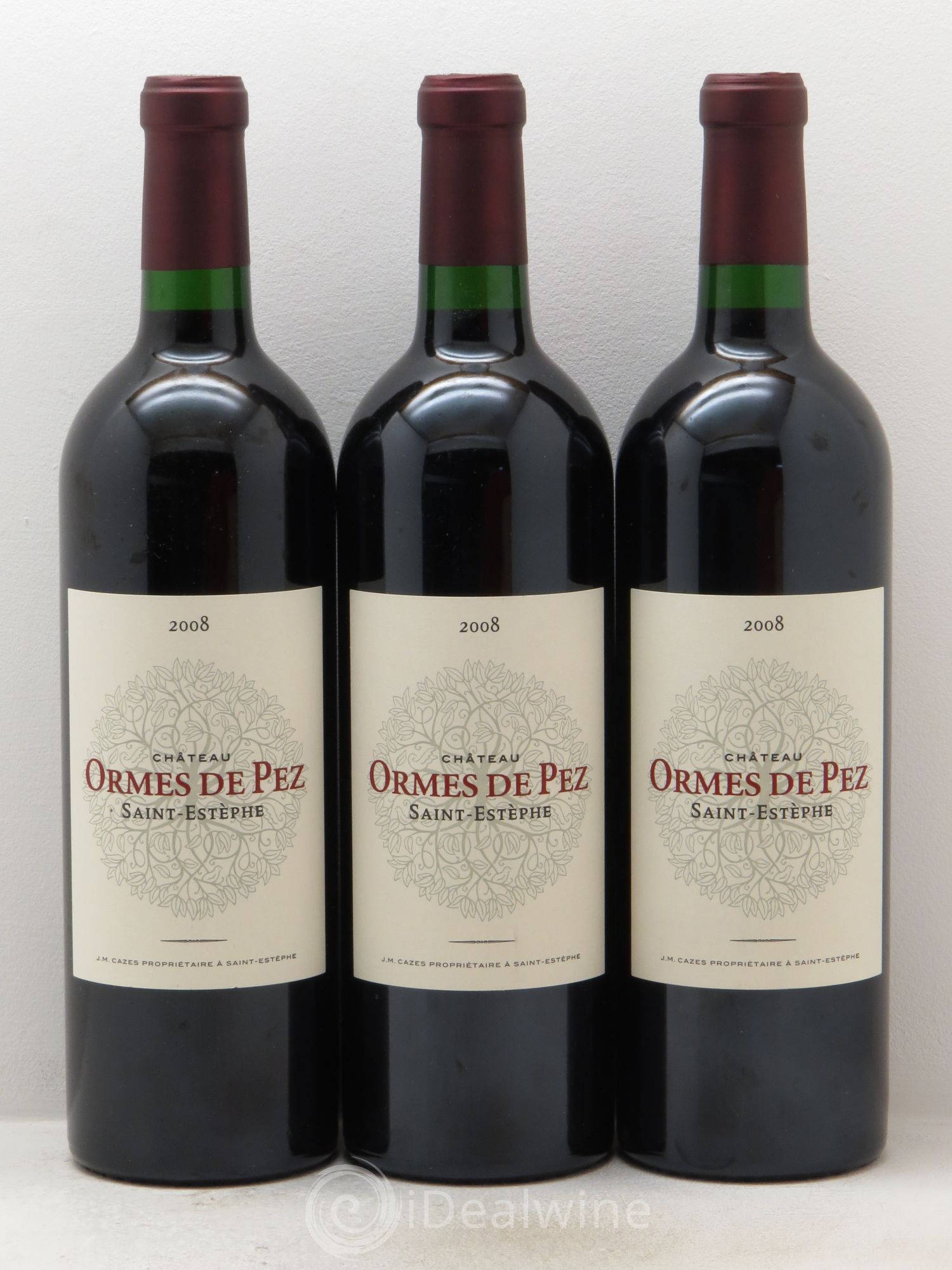 Château les Ormes de Pez 2008 - Lot de 3 bouteilles - 0