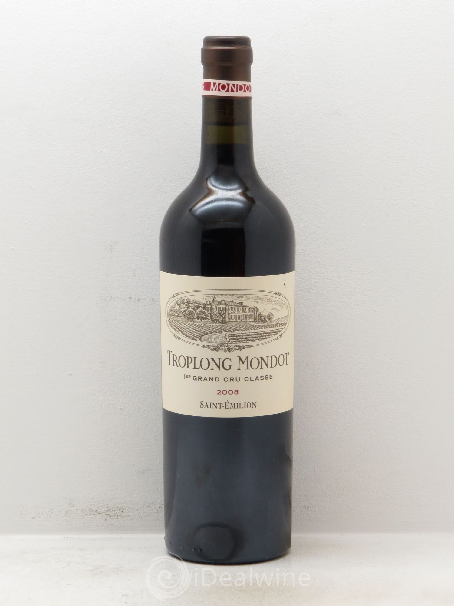 Château Troplong Mondot 1er Grand Cru Classé B 2008 - Lot de 1 bouteille - 0