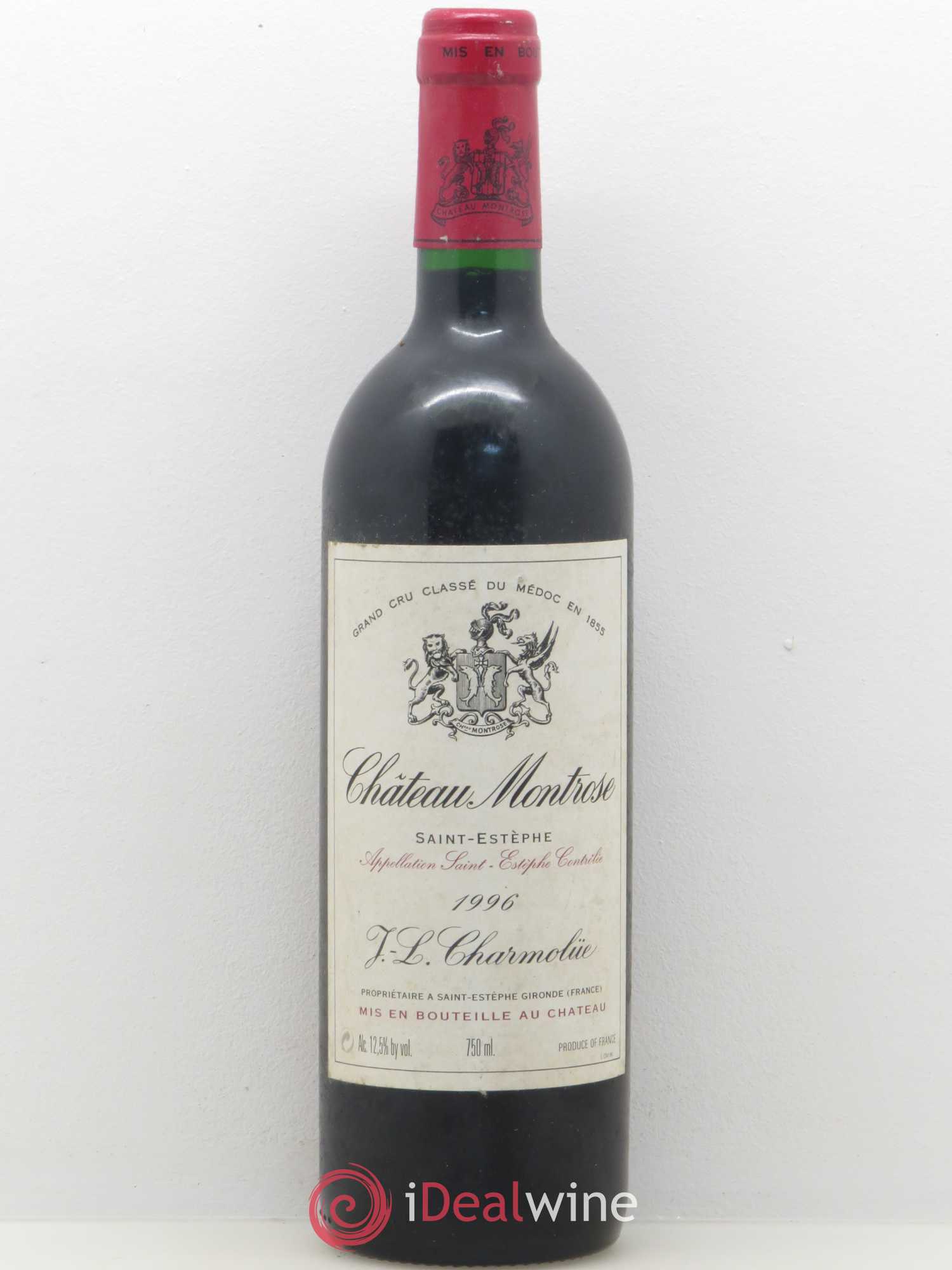 Château Montrose 2ème Grand Cru Classé 1996 - Lot de 1 bouteille - 0
