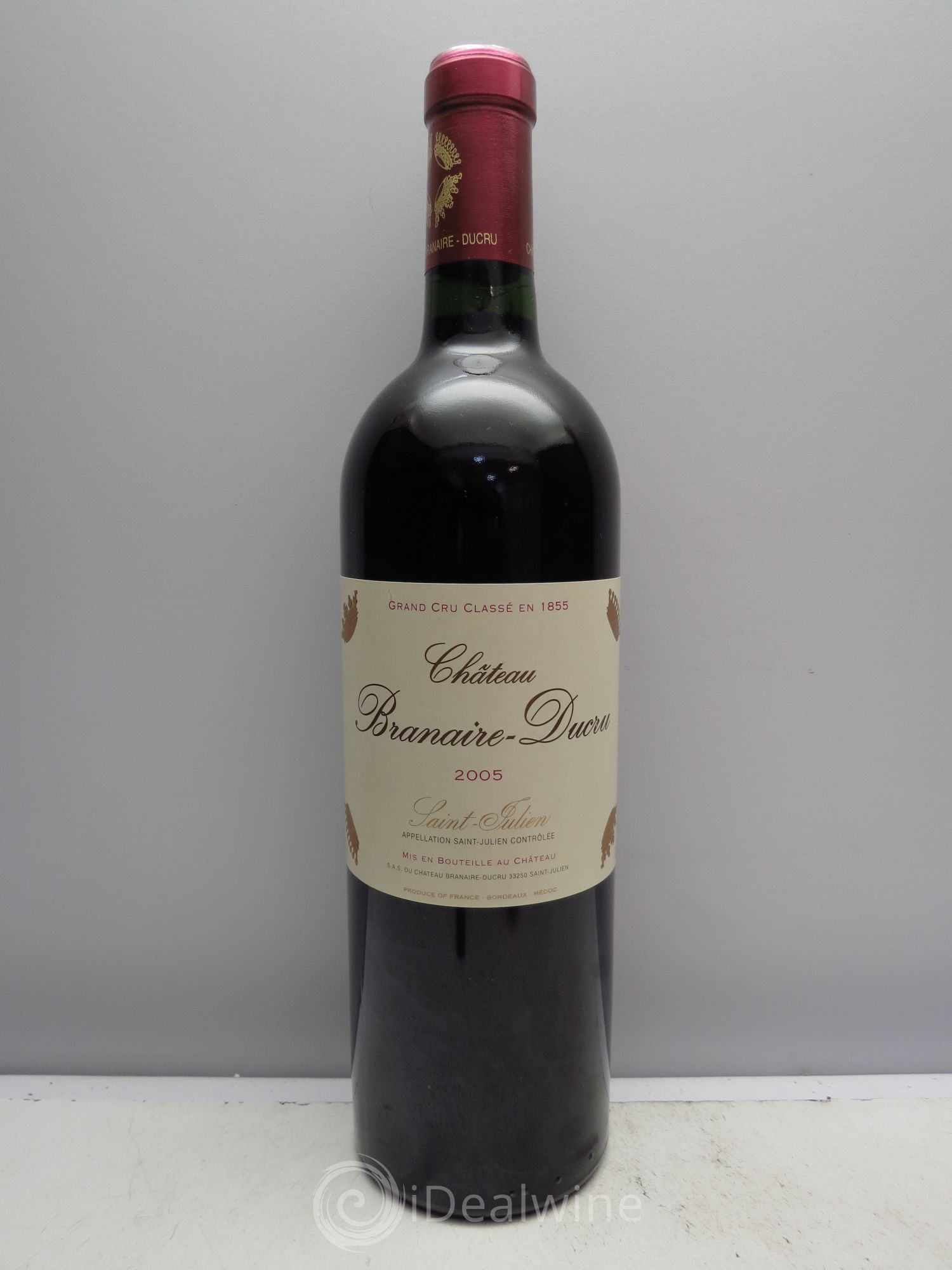 Château Branaire Ducru 4ème Grand Cru Classé 2005 - Lot de 1 bouteille - 0