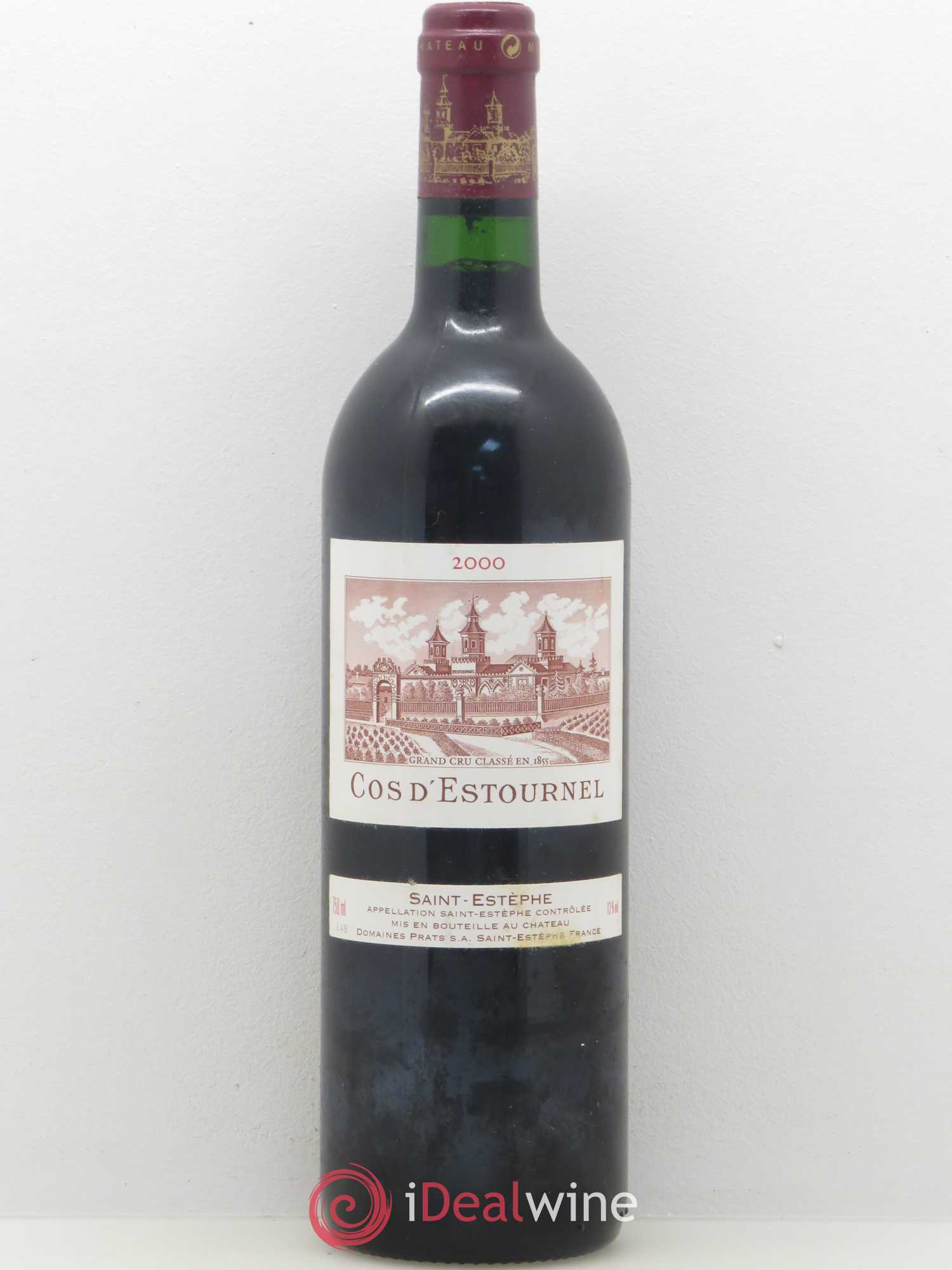 Cos d'Estournel 2ème Grand Cru Classé (sans prix de réserve) 2000 - Lot de 1 bouteille - 0