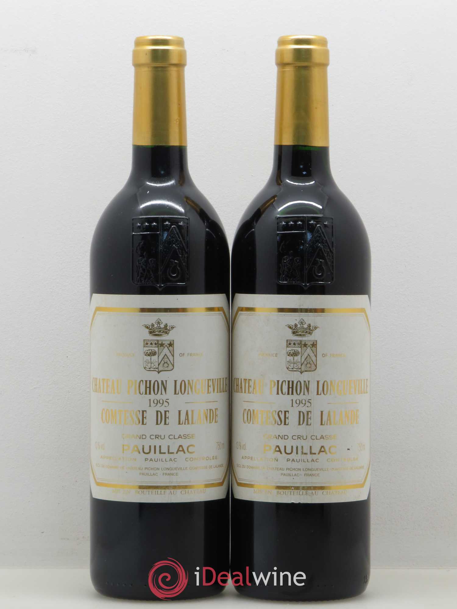 Château Pichon Longueville Comtesse de Lalande 2ème Grand Cru Classé 1995 - Lot de 2 bouteilles - 0