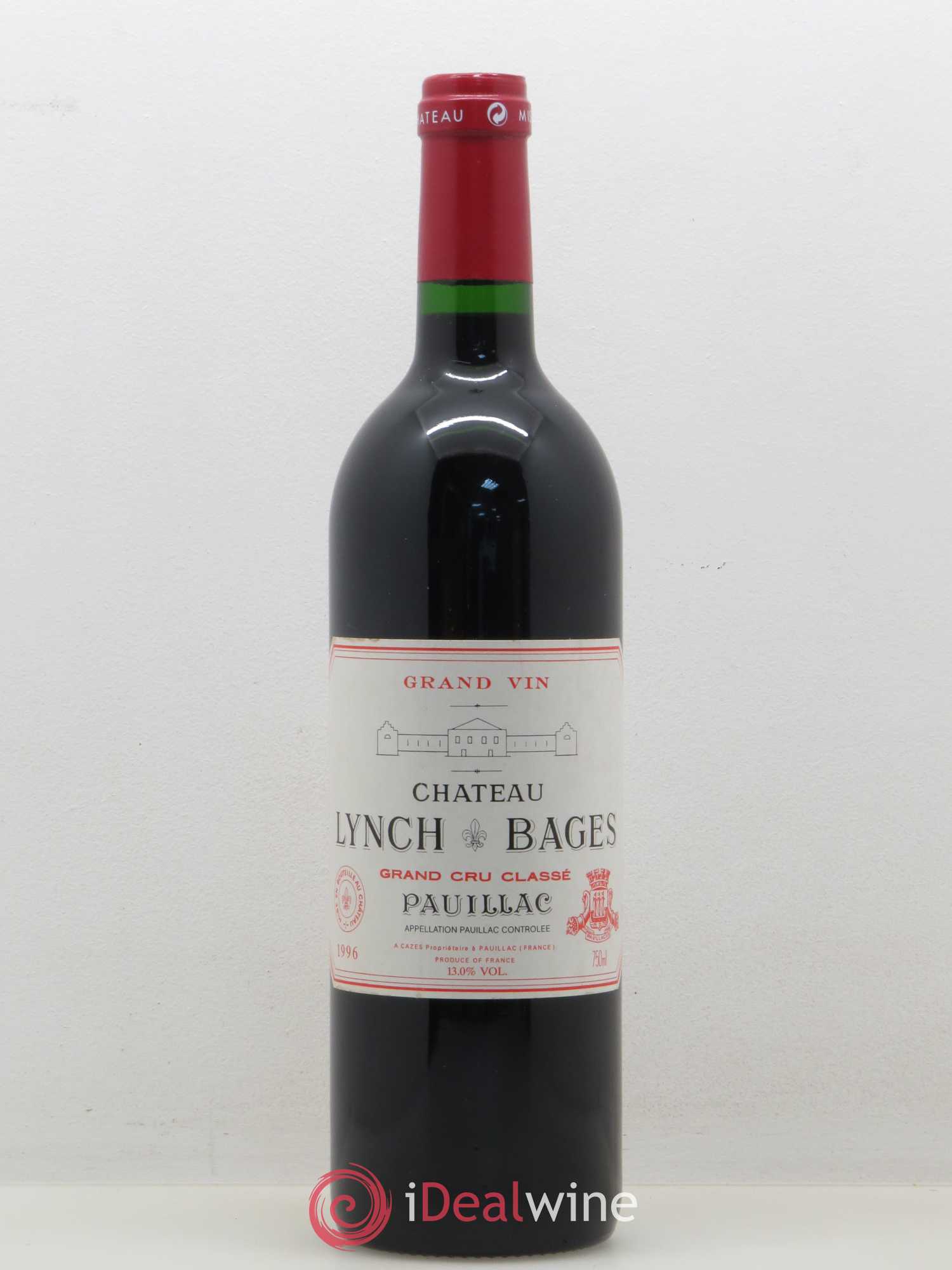 Château Lynch Bages 5ème Grand Cru Classé (sans prix de réserve) 1996 - Lot de 1 bouteille - 0
